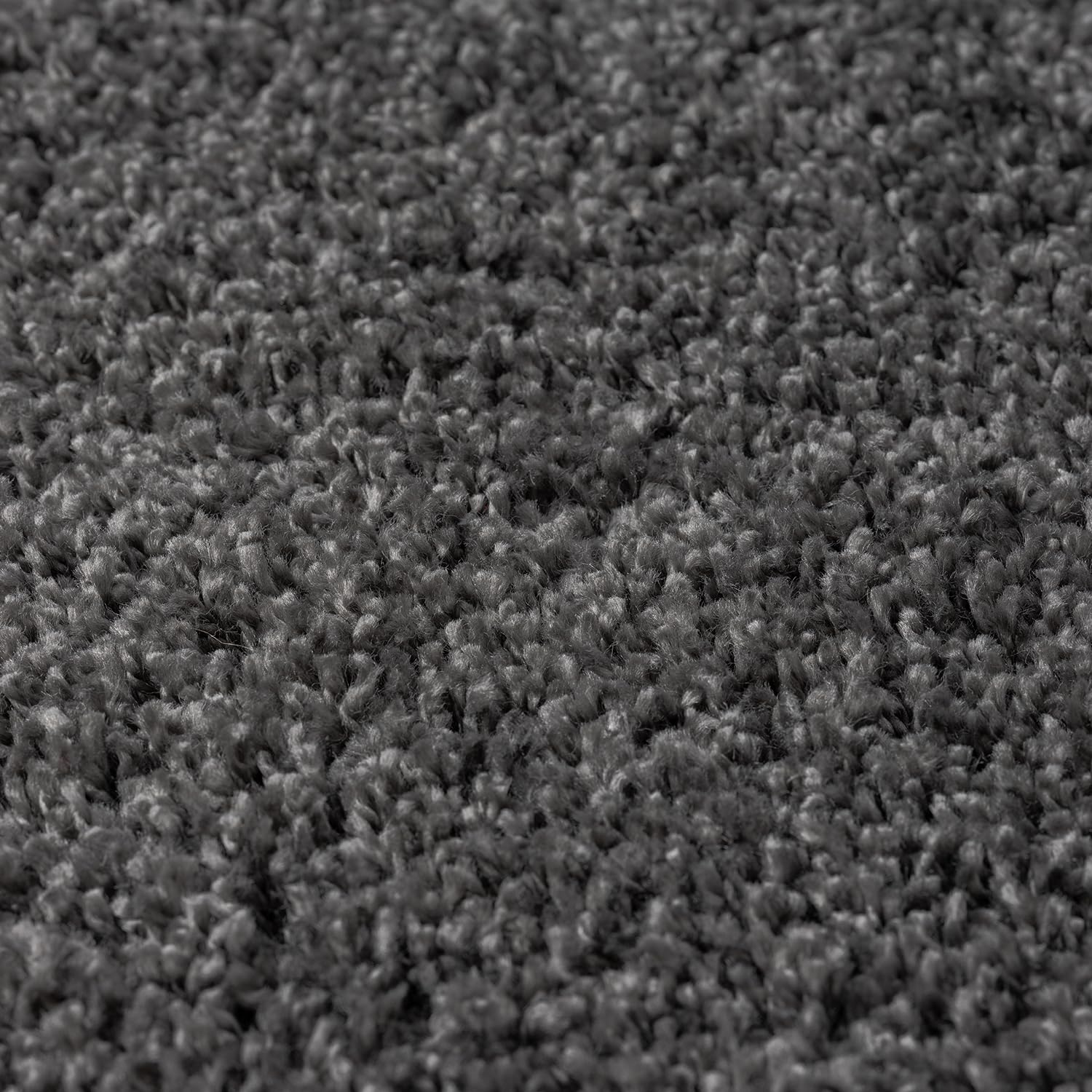 Vimoda Prime Shaggy Hochflor Langflor Teppich Einfarbig Modern Anthrazit Dunkelgrau – Bild 3