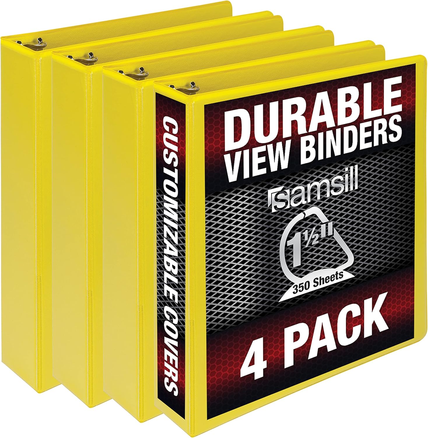 Samsill Durable 1.5 Inch Binder, Made in the USA, D Ring