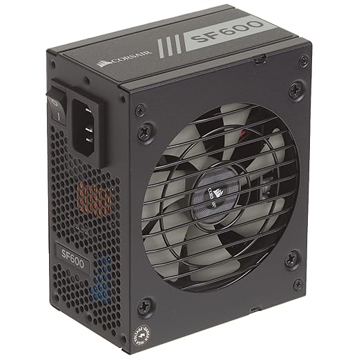 Corsair SF Series, SF600, 600 Watt, Fully Modular Power Supply, 80+ Gold Certified