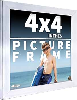 Amazon.com - Poster Palooza 4x4 Inch Frame Silver Pewter Wood