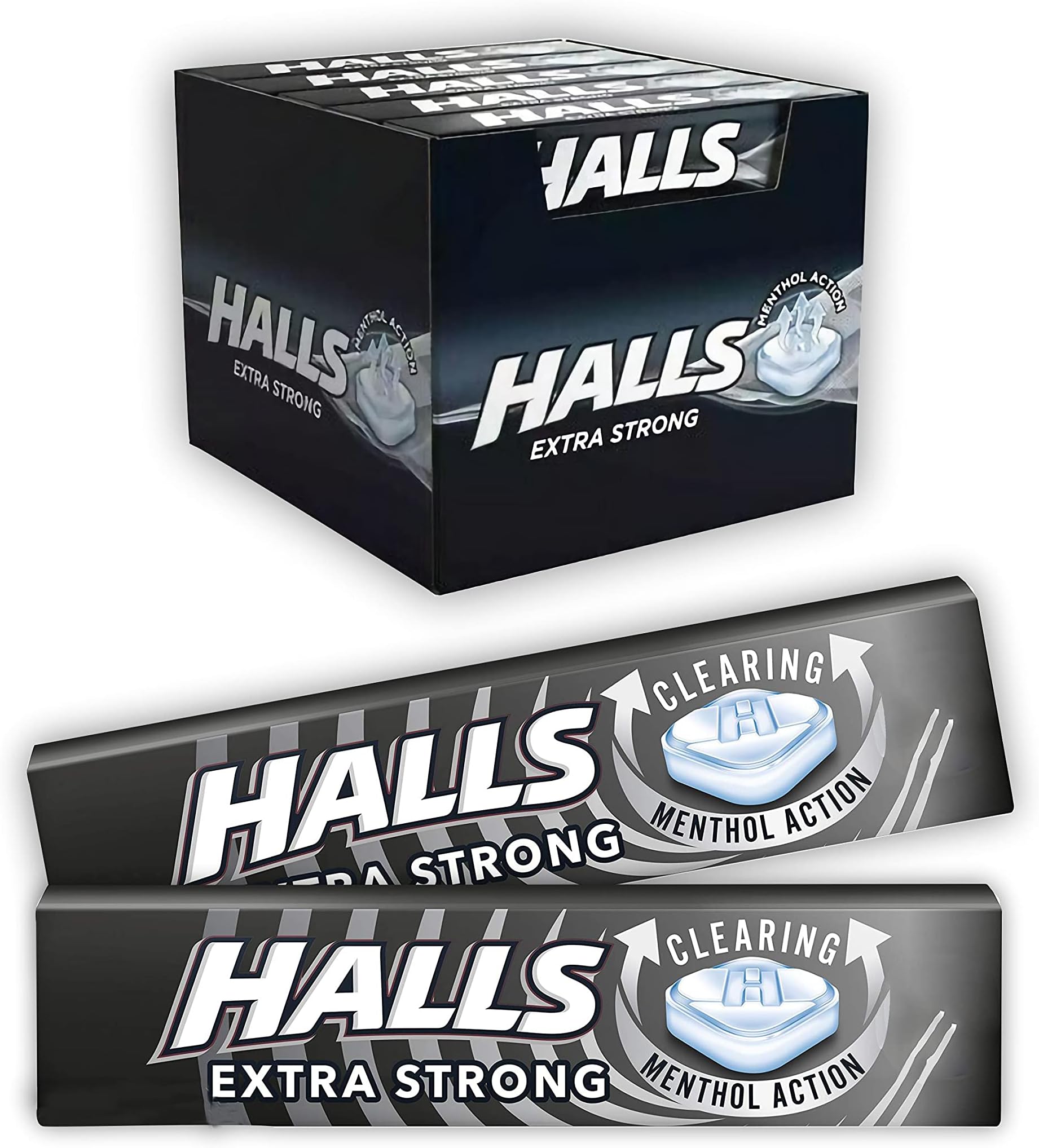 Halls Extra Strong Menthol Flavour Pack of 20