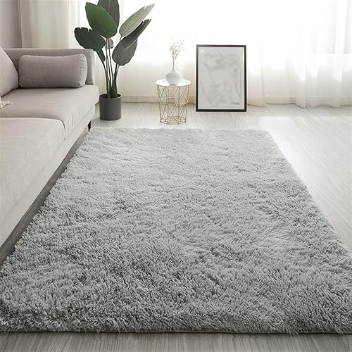 Miniatura 6 de Alfombra de área suave y esponjosa para dormitorio, sala de estar, decoración del hogar, mullida, peluda, alfombra de noche suave para habitación