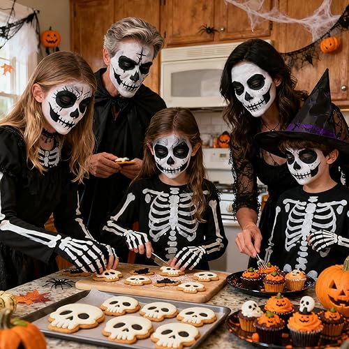 Miniatura 4 de MEICOLY 3 piezas de palo negro de ojo negro, pintura facial mezclable, pintura facial deportiva crema para béisbol, softbol, fútbol, lacrosse,