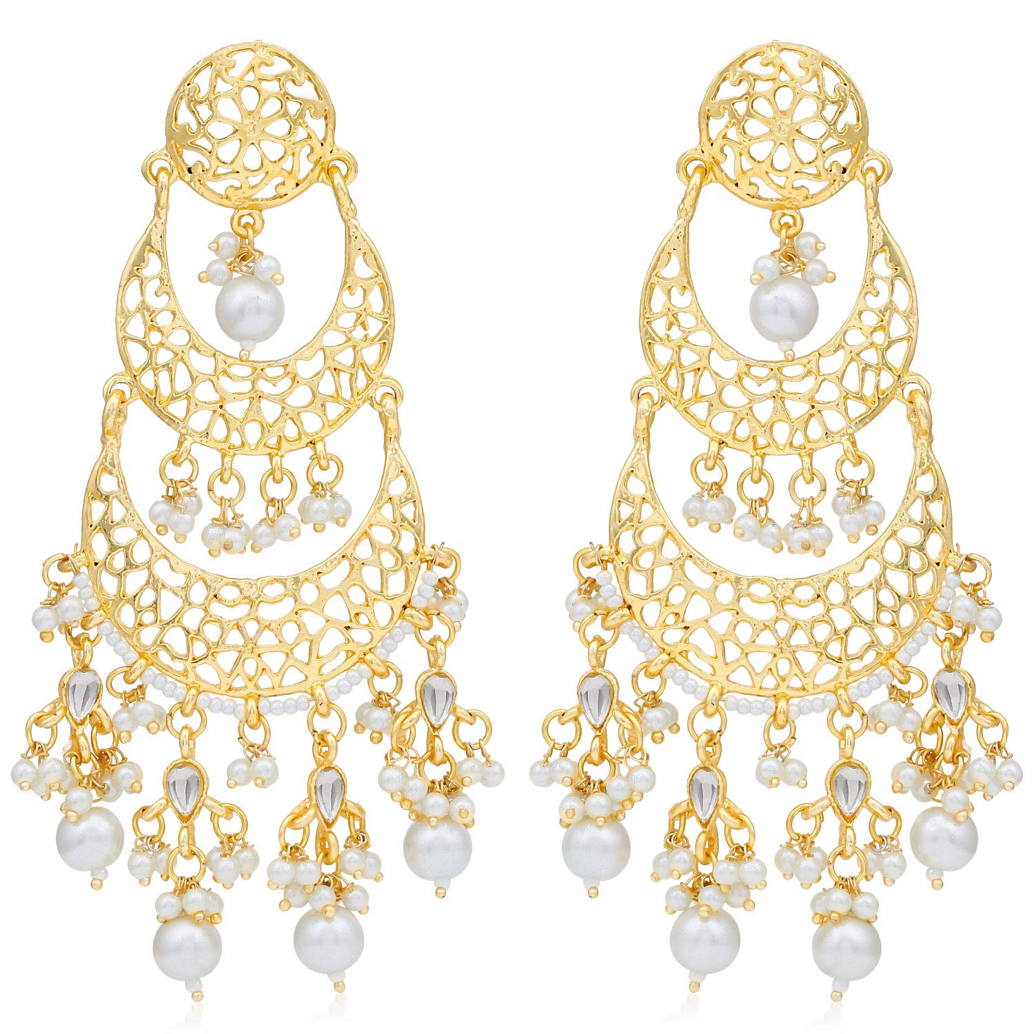 See full amazon price history chart for Sukkhi Astonish Gold Plated Pearl Chandelier Earring For Women (SKR56866) Sukkhi Astonish Gold Plated Pearl Chandelier Earring For Women (SKR56866) (B08G2B9HTR) Amazon Price History, Amazon Price Tracker