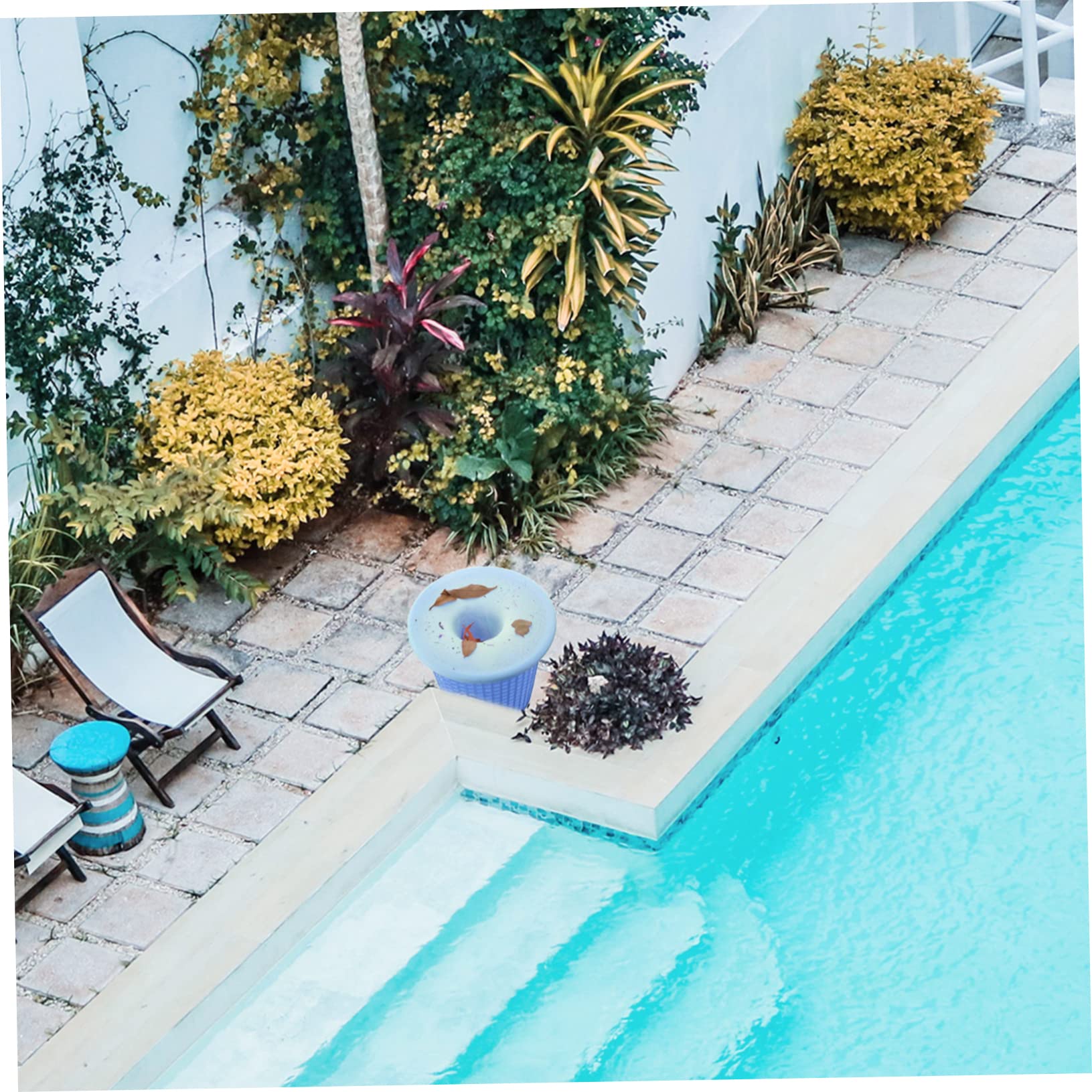 TOYANDONA 2 Juegos Filtro de Cesta filtrar Calcetines de Cesta de Filtro de Piscina colador Bolsa de Cesta para Skimmer Filtro elástico Accesorios de Limpieza de Piscinas paño Azul