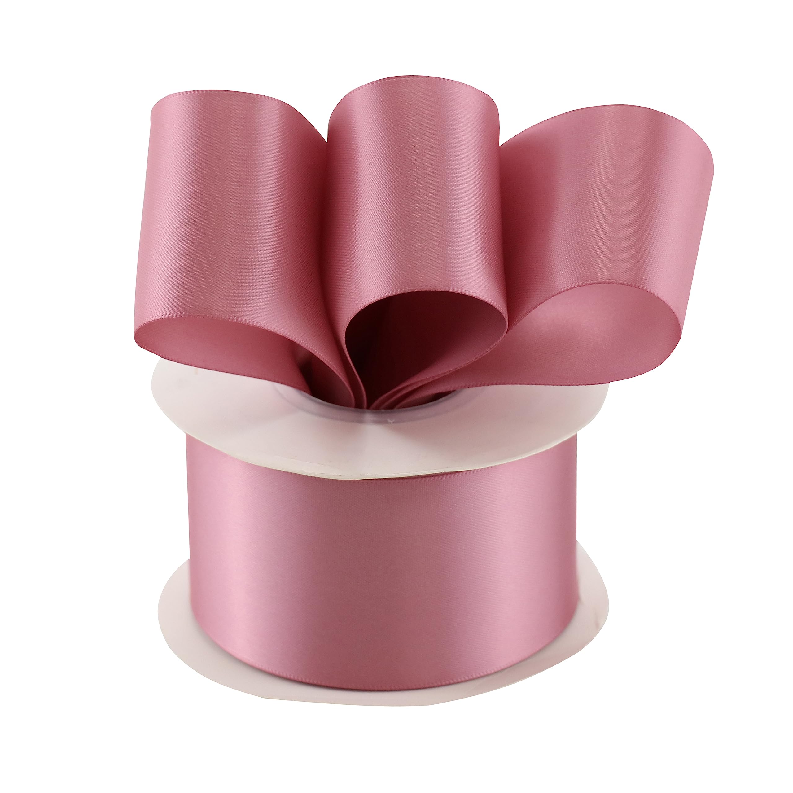 Netuno 1 x nastro di raso 25 mm x 32 m rosa cipria nastro regalo decorativo