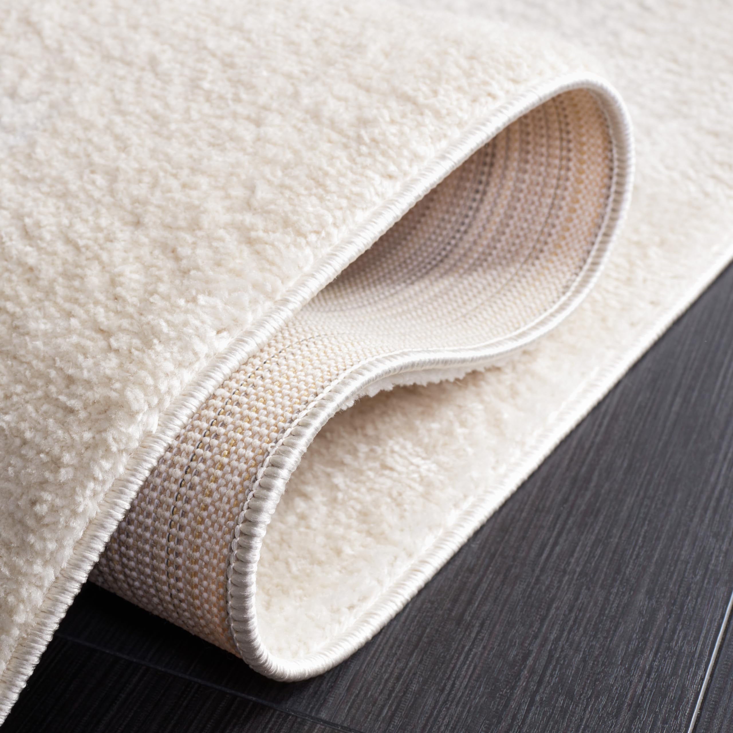 SAFAVIEH Tappeto Geometrico perSoggiorno, Sala da pranzo, Camera da letto - Melody Collection, A Pelo Corto, Avorio e grigio, 91 X 152 cm