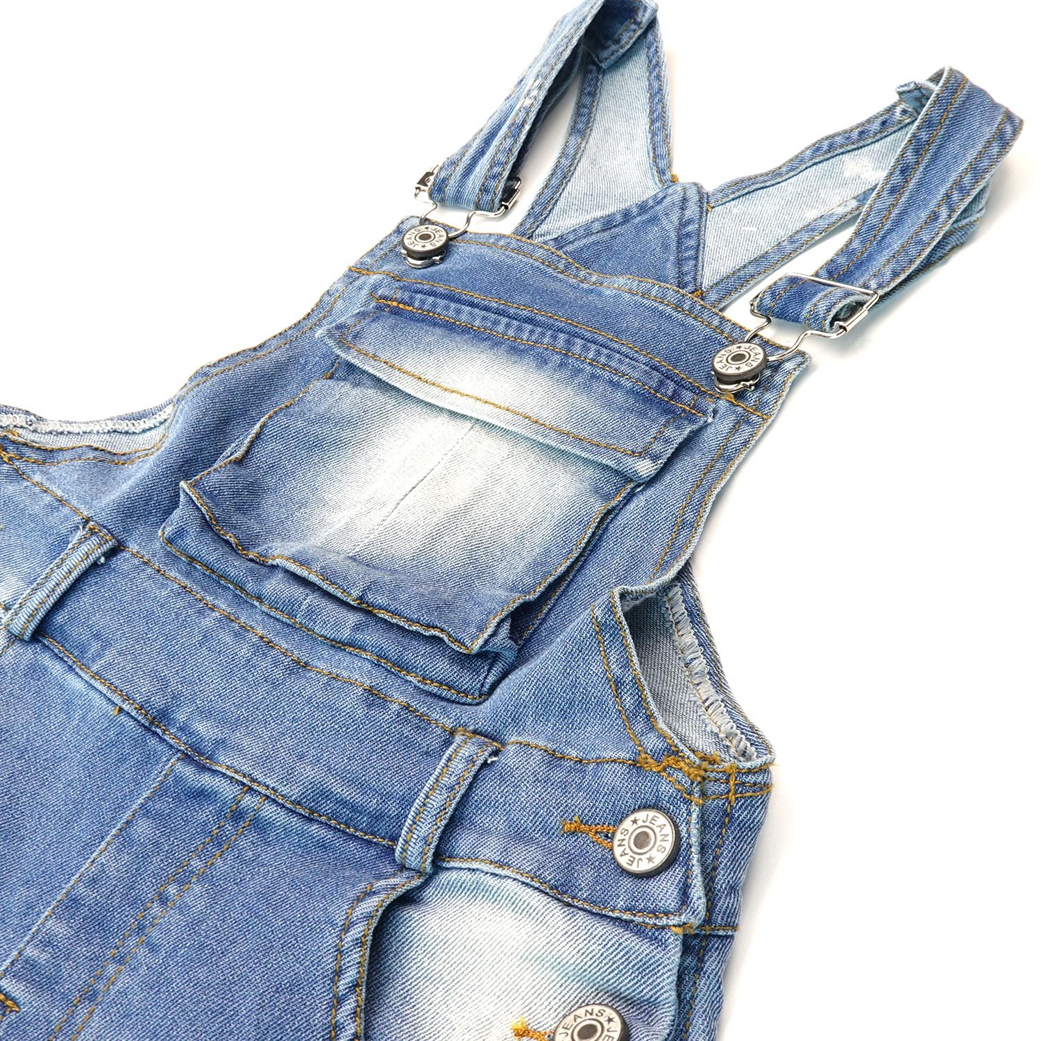 KIDSCOOL SPACE Pantalones cortos de mezclilla para niñas grandes, pantalones cortos de verano suaves lavados a la piedra