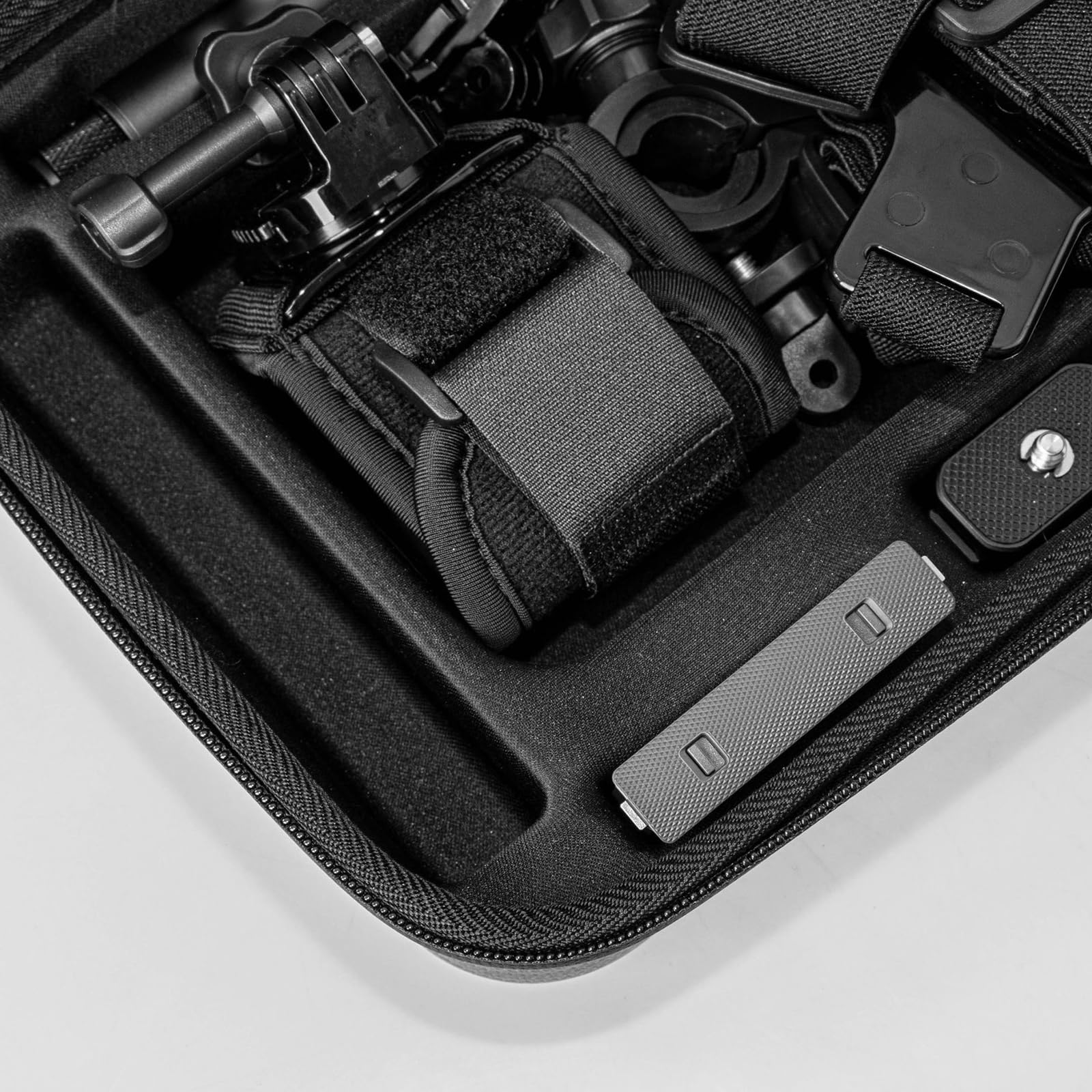 Borsa protettiva resistente con ampio spazio per riporre componenti della fotocamera e cavo di ricarica per custodia per fotocamera 360