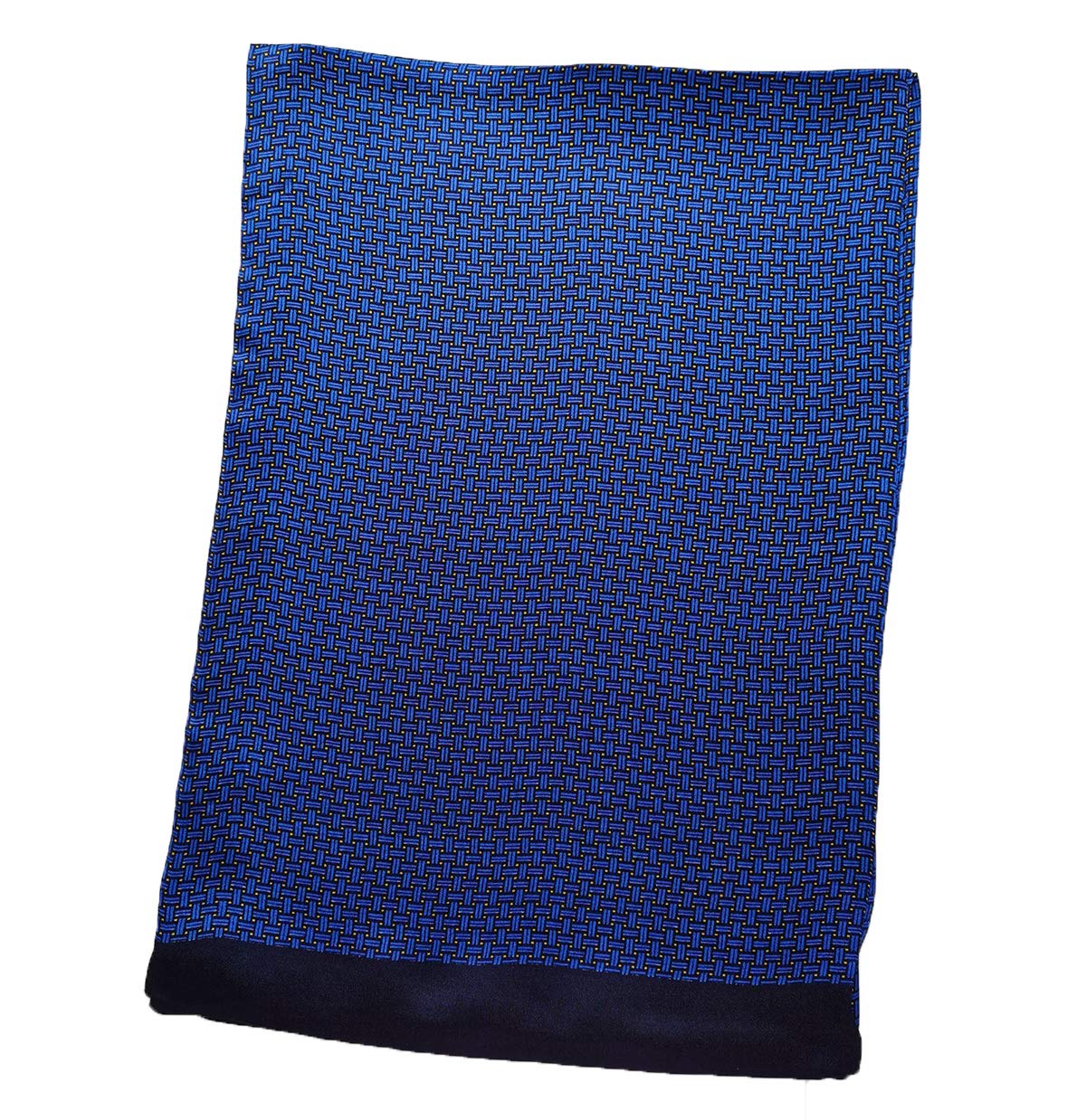 Men's 100 Silk Scarf Double Layers Fashion Neckerchief Formal Casual