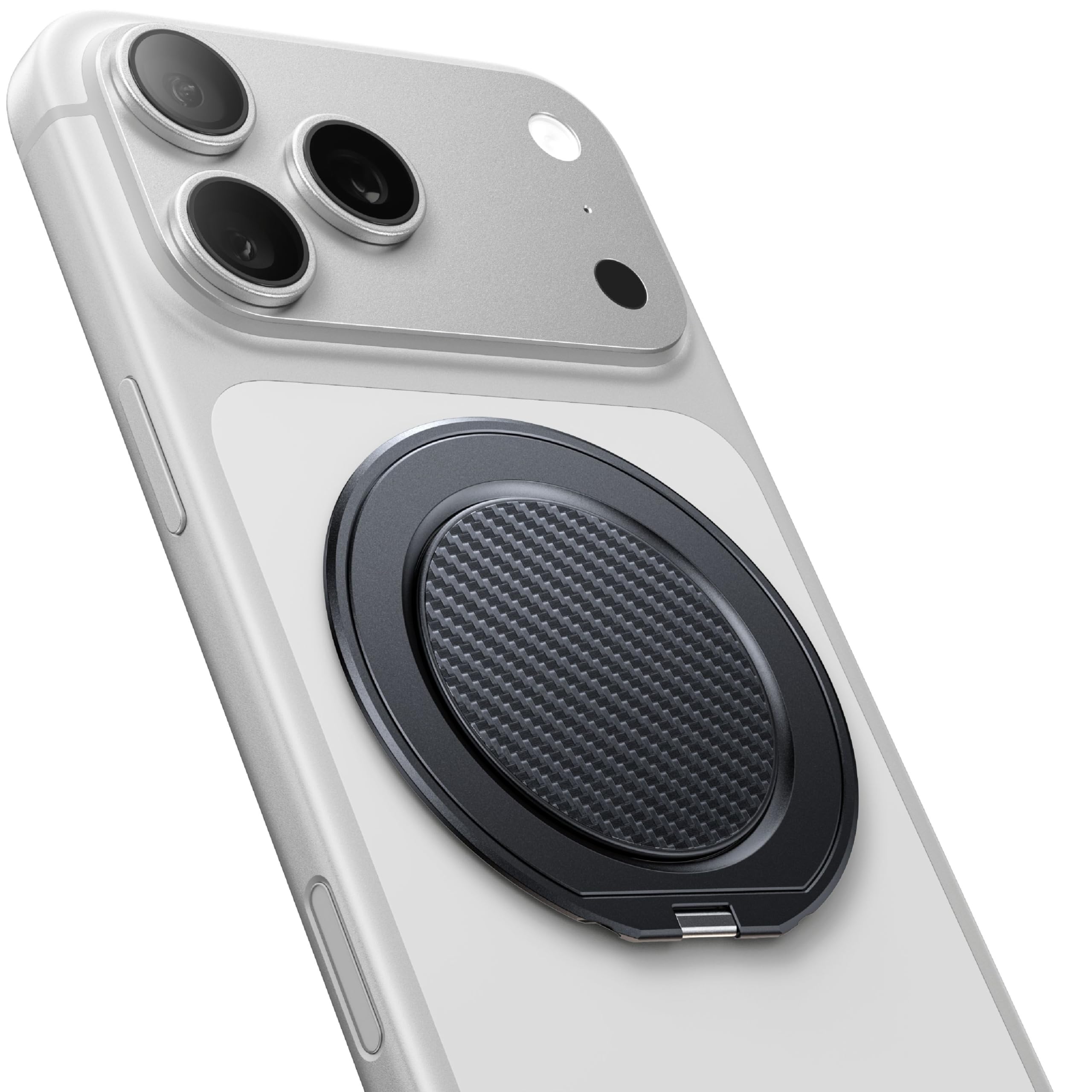 andobil [2025 Ultra-Thin] Magnetic Phone Grip for MagSafe [360° Rotate] Phone Ring Holder & Kickstand, Compatible with MagSafe Accessories iPhone 17/Air/16/15/14/13/12 Pro Max Plus Mini