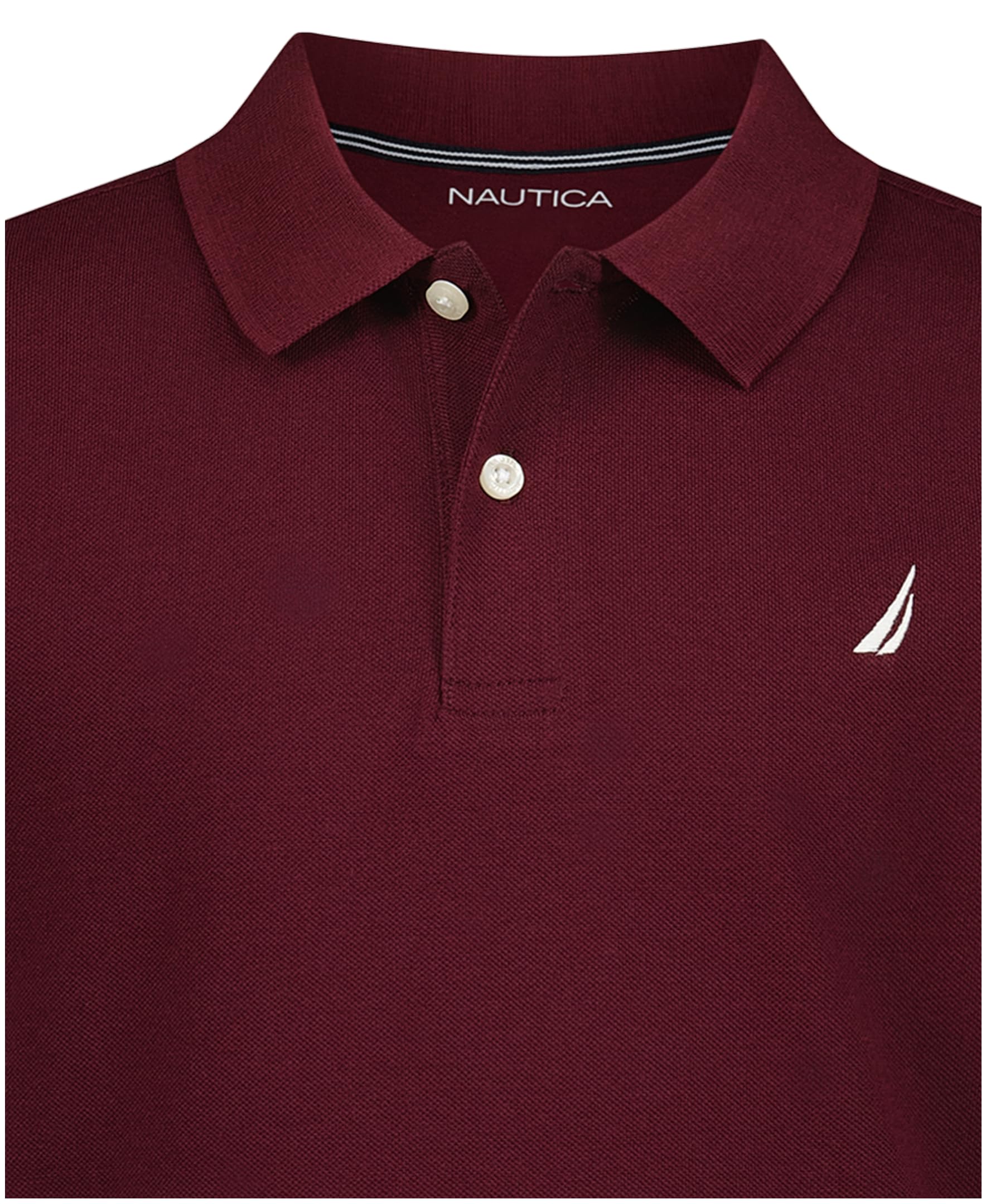 Nautica Short Sleeve Heathered Polo Polo Niños