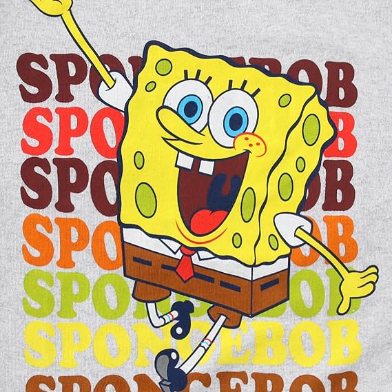 SpongeBob SquarePants Nickelodeon Boys 3 Piece Tank Top T-Shirt and Shorts Set for Big Kids