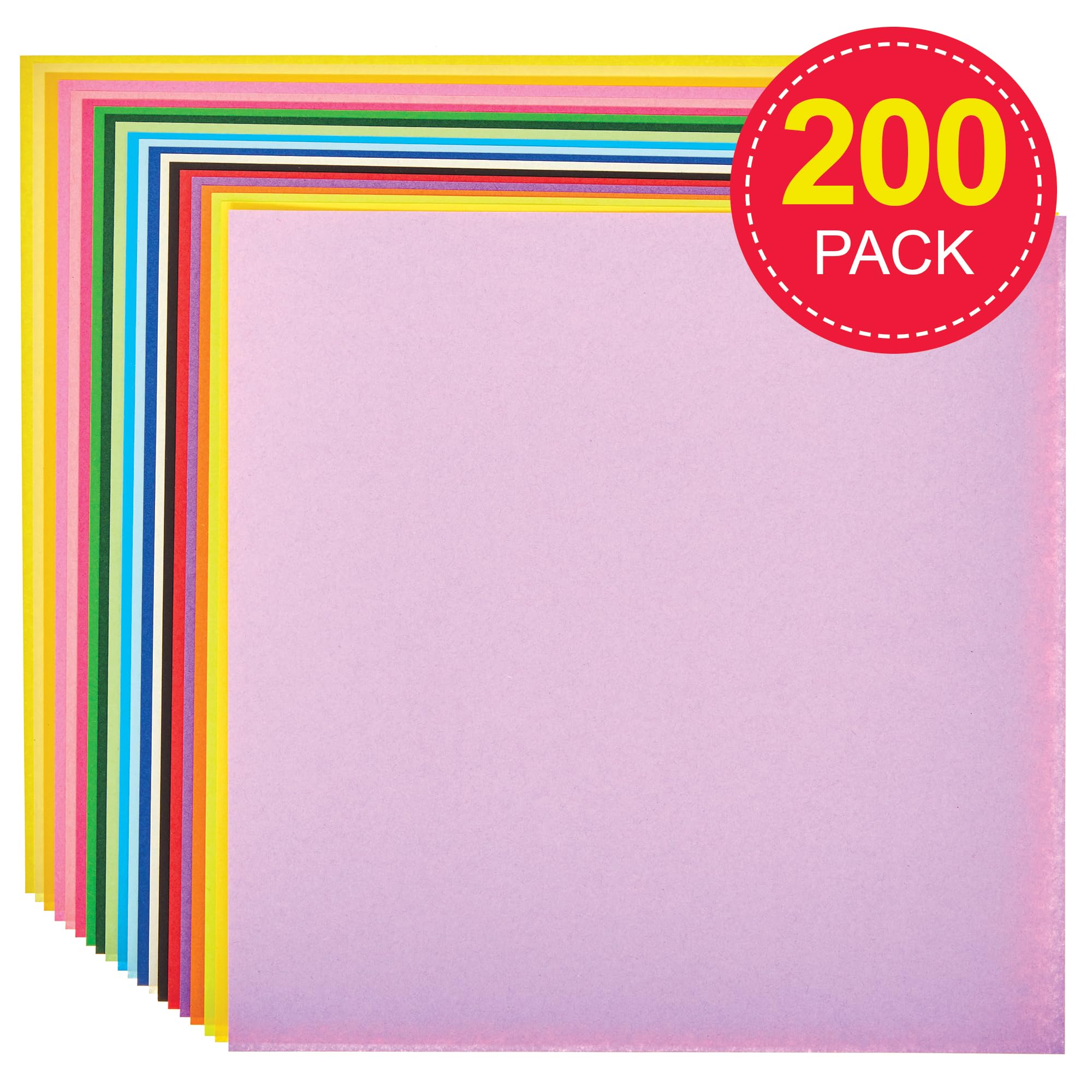 Baker Ross FN157 Origami Paper - Pack of 200, DIY Folding Paper, Easy to Craft with for Beginners, Multicolour - Image 2