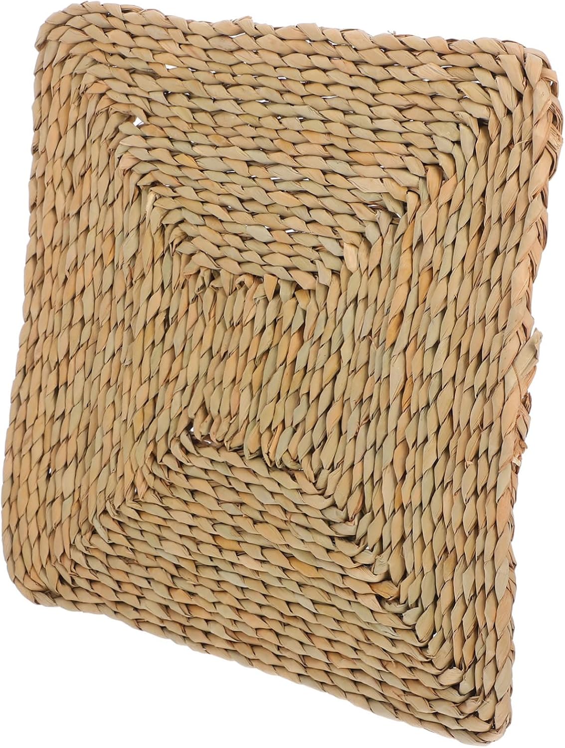 Levemolo Outdoor Sitting Pillow Straw Mat Floor Cushion for Yoga Woven Seat Pad for Meditation