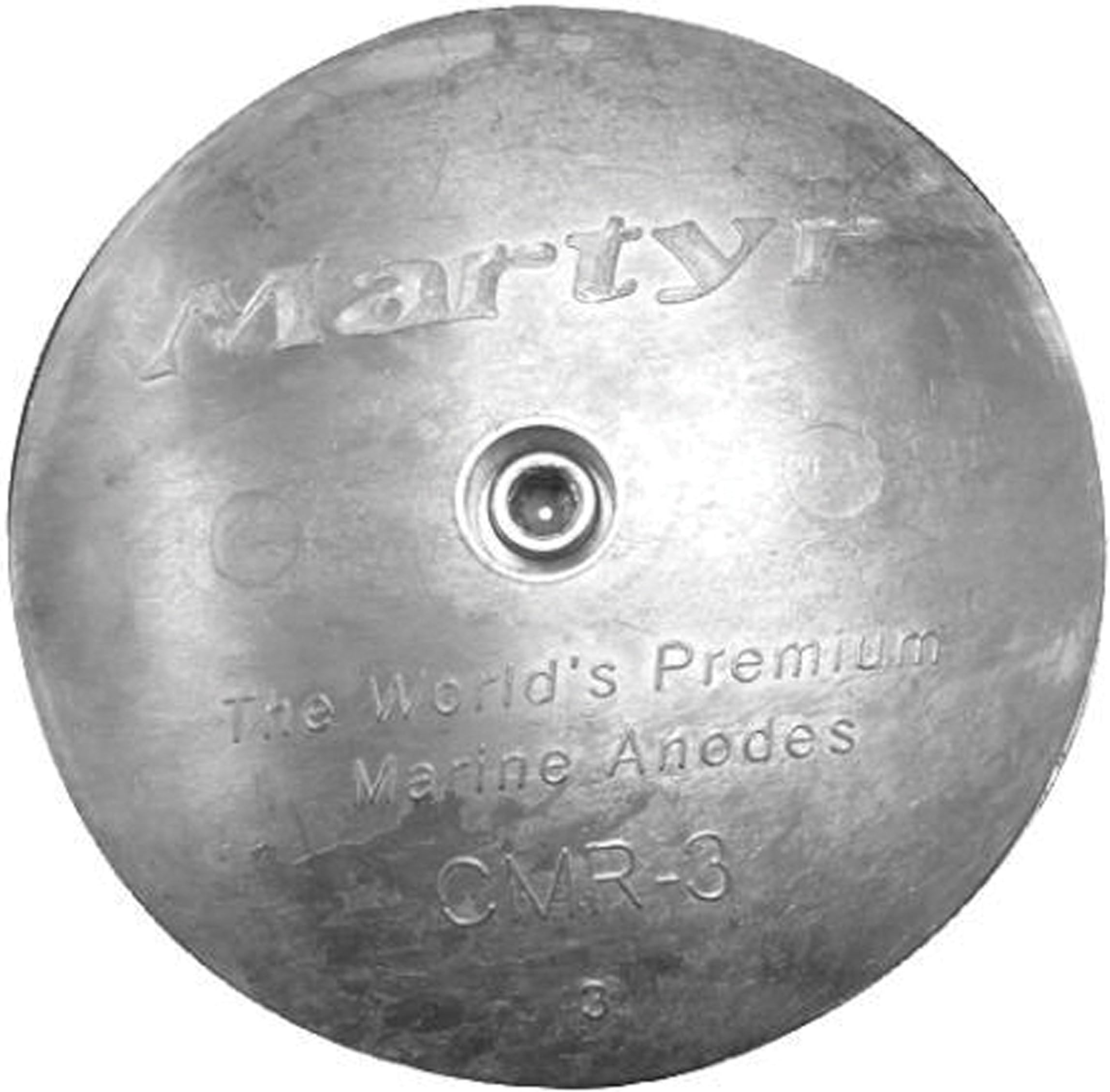 Martyr Anodes, CMR03AL, Aluminum Rudder & Trim Tab Anode with Allen Screw โ Marine Boat Sacrificial Anode for Saltwater & Brackish Corrosion Protection