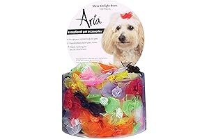 Aria Sheer Delight Bows for Dogs