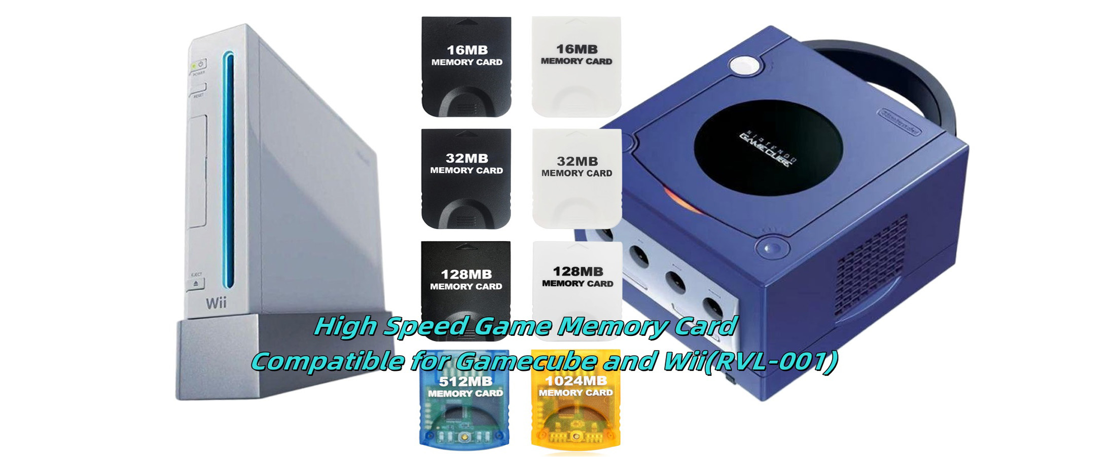 Amazon.com: Hyamass 32MB(507 Blocks) Gamecube Memory Card, High