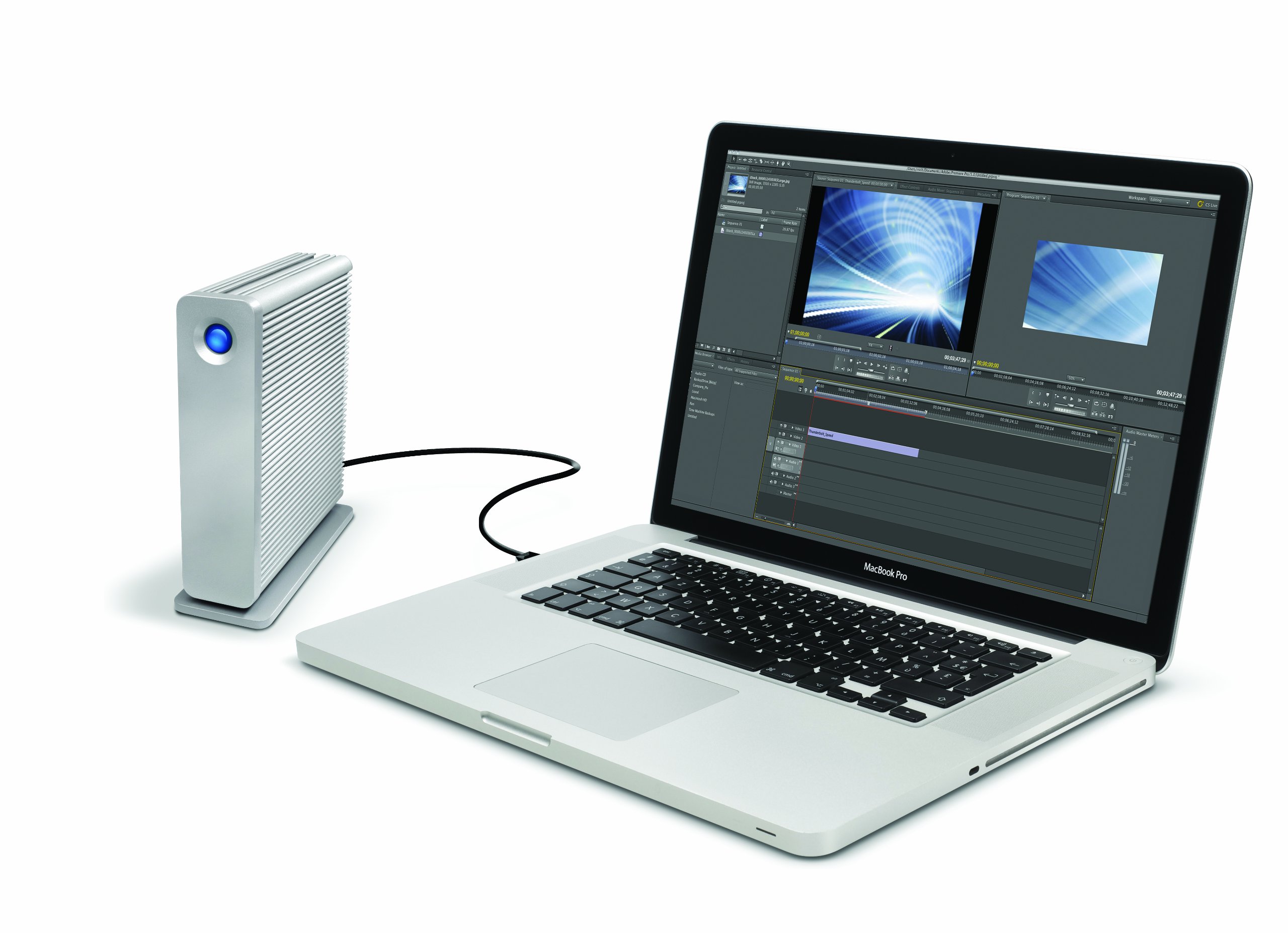 外付けハードディスク・ドライブ LaCie d2 Thunderbolt2 4TB STEX4000300 外付けハードディスク LaCie d2 thunderbolt2 1台 LaCie