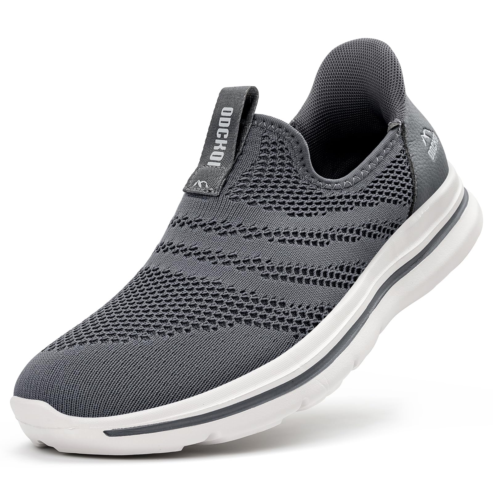 ODCKOI Slip On Sneaker Herren Schuhe Ohne Schnürsenkel Leichte Sportschuhe Atmungsaktives Freizeitschuhe Mesh Fitness Schuhe Turnschuhe Indoor Fashion Laufschuhe