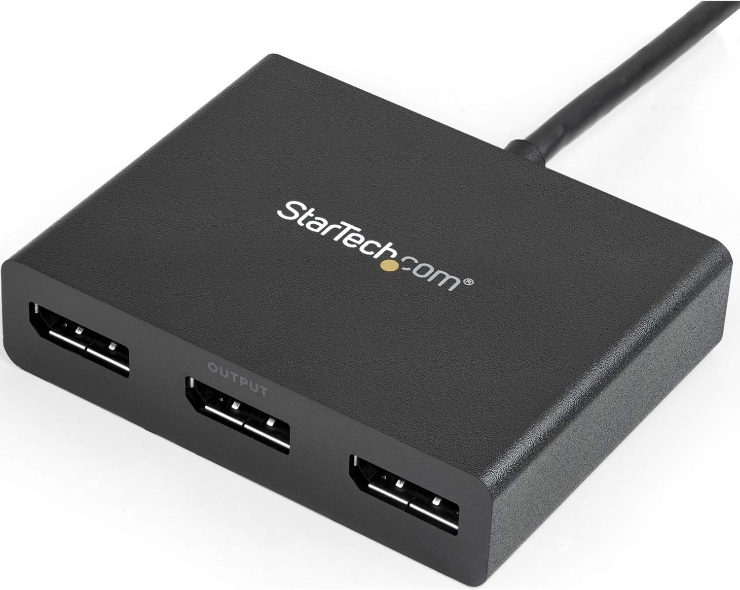 StarTech.com 3-Port Multi Monitor Adapter - Mini DisplayPort to DisplayPort MST Hub, Dual 4K30Hz & 1x 1080p - Video Splitter for Extended Desktop Mode on Windows Only - mDP 1.2 to 3x DP (MSTMDP123DP)
