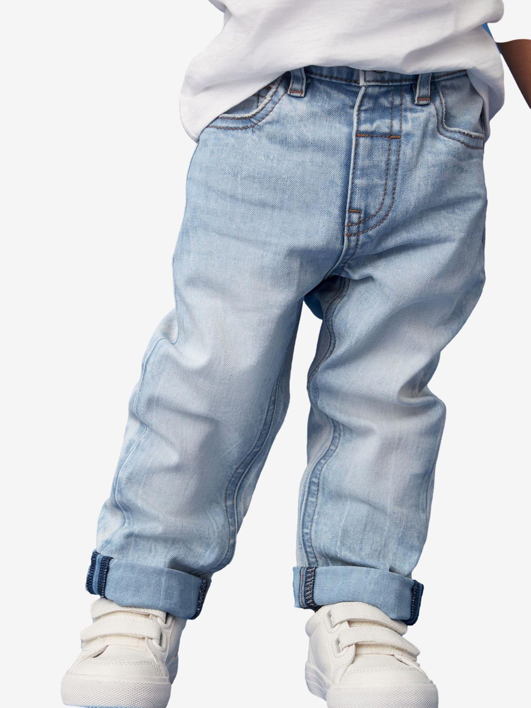 NEXT Garçon Jean Stretch Standard Confortable Bleach Denim 4 Ans-5 Ans