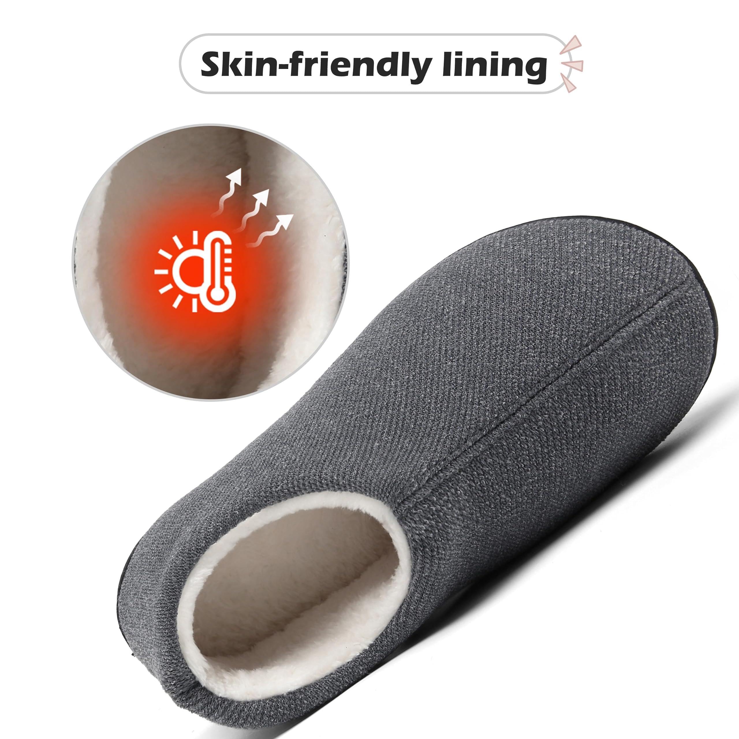 Mishansha Pantofole Uomo Invernali Ciabatte Donna Caldo Memory Foam Pantofola Taglia 36-49 EU