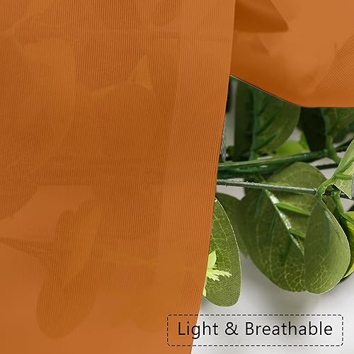 Miniatura 7 de Paquete de 2 cenefas transparentes para ventanas, cenefa corta de cocina de 42 pulgadas de ancho x 14 pulgadas de largo, para sala de estar, baño,