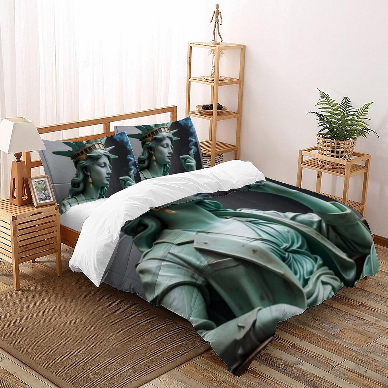 Housse de couette microfibre de qualité supérieure à fermeture éclair