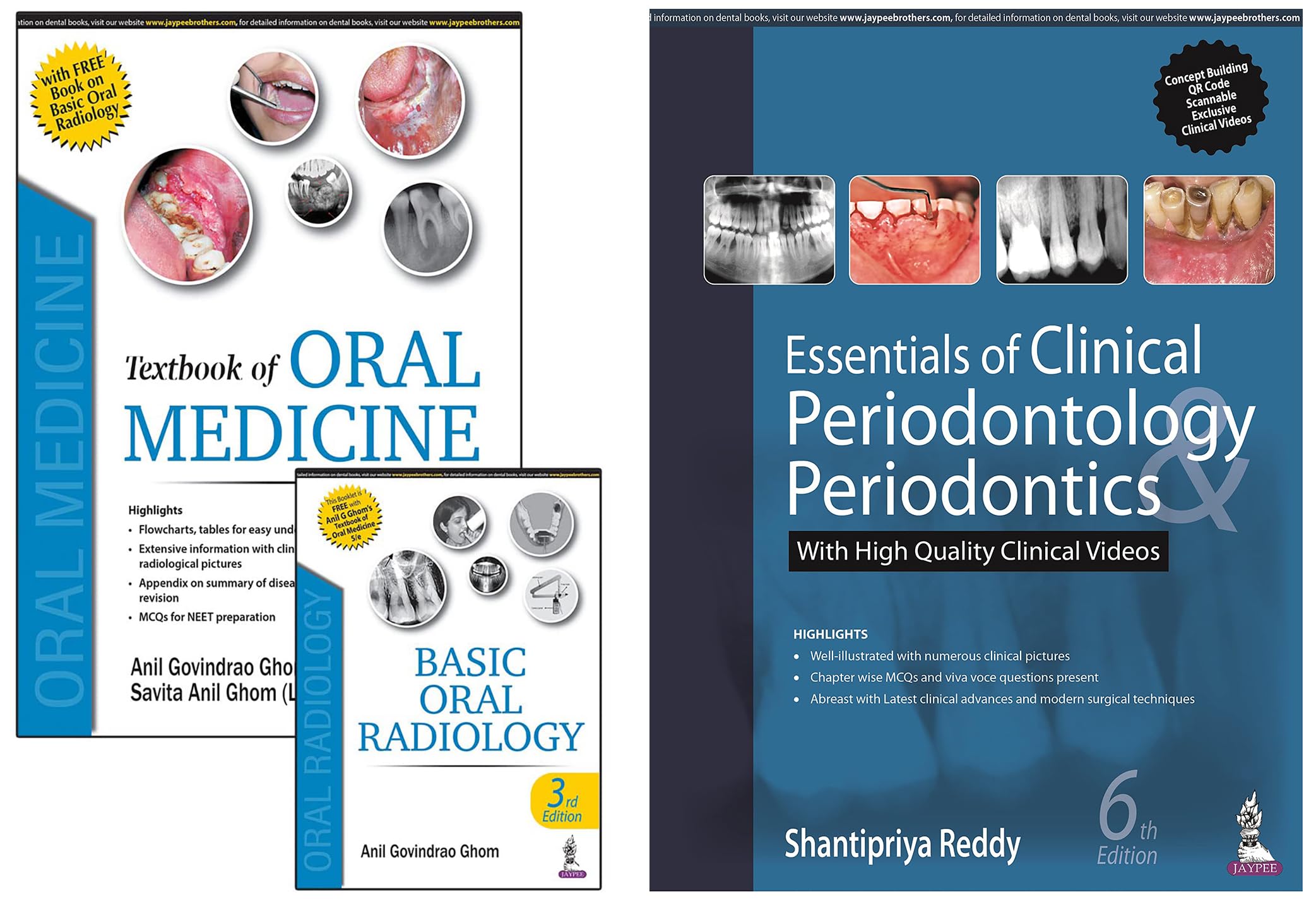 Textbook of Oral Medicine with free Book on Basic Oral Radiology