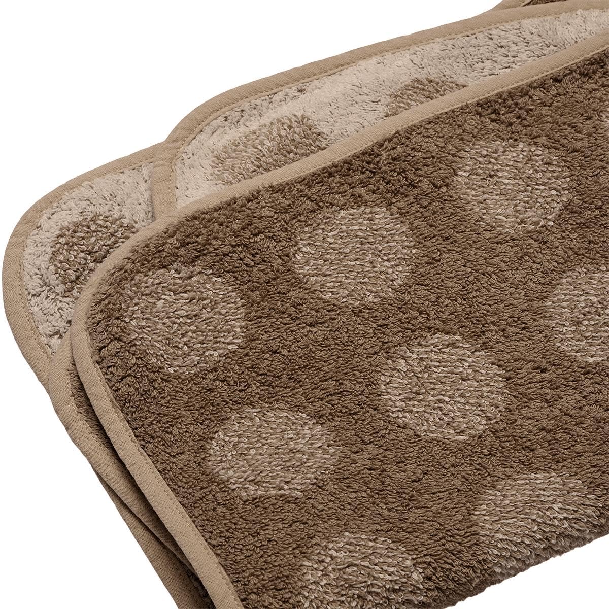 Leander Matty mocca mata do przewijania + topper dots mocca