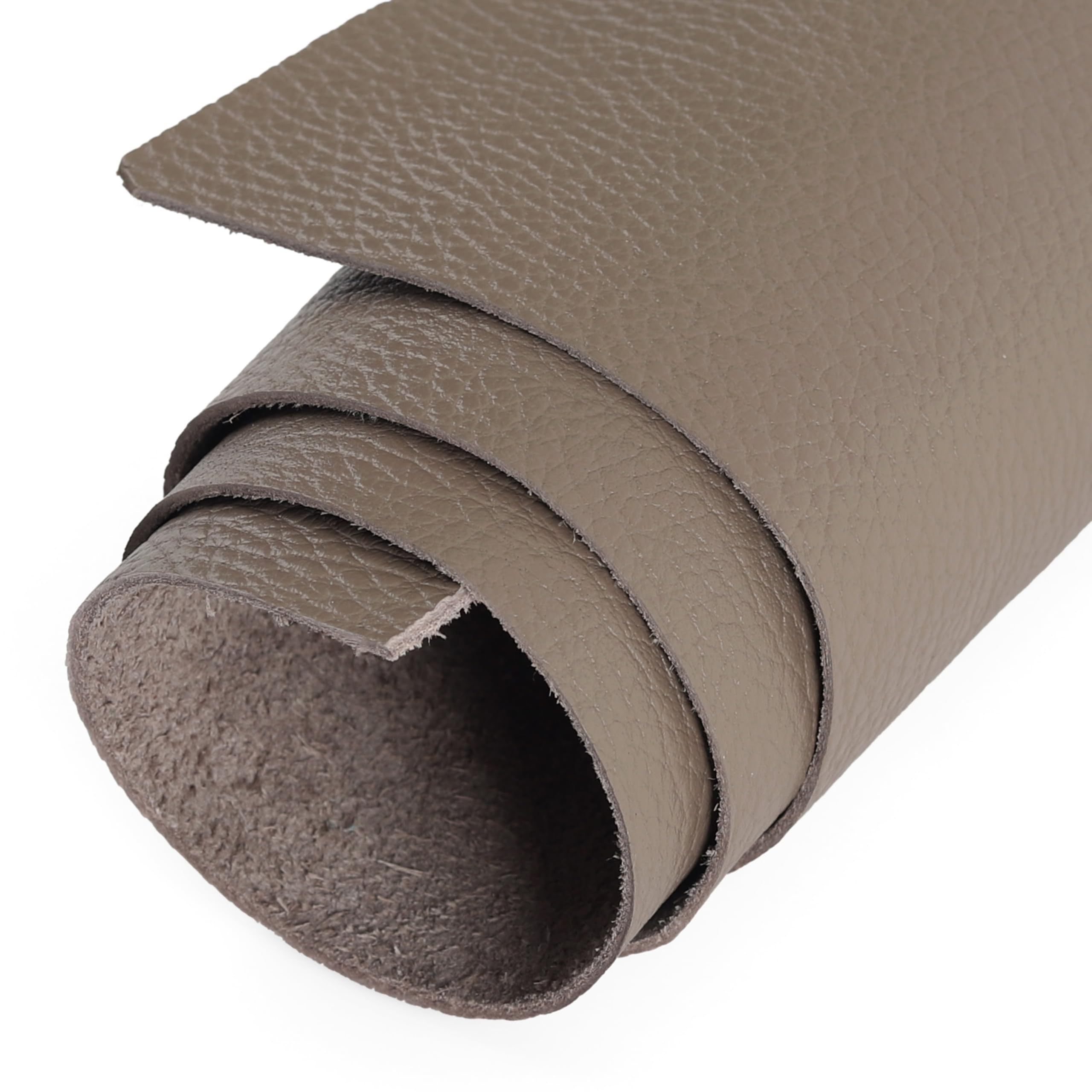 Shkira Hojas de cuero auténtico de 12 x 24 pulgadas de 2 mm para manualidades, cuero de vaca de grano natural, cuadrado de cuero de herramientas, textura gruesa de grano completo, cuero vacuno grueso
