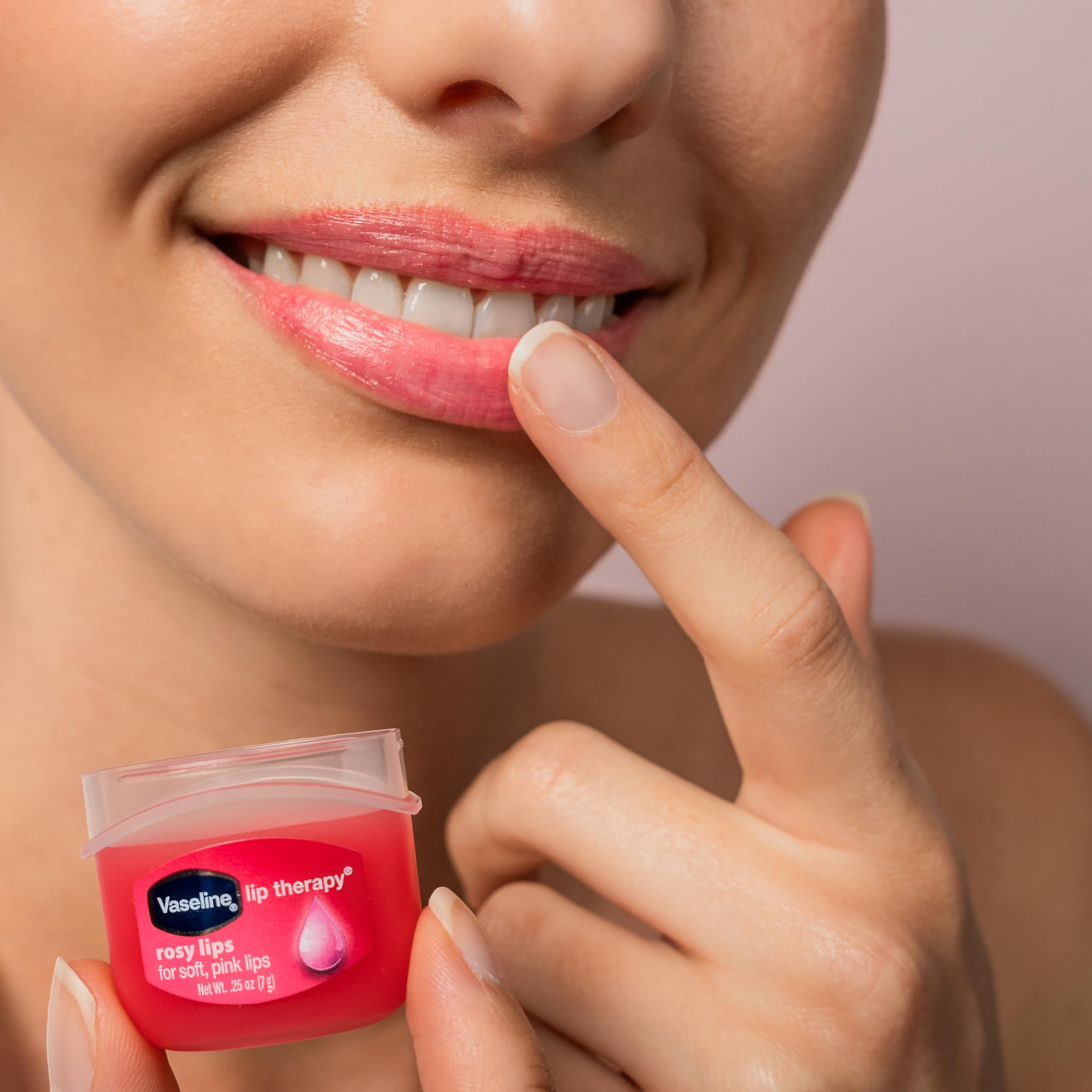 Vaseline Lip Therapy 7G Rosy | Balsamo labbra nutriente per un'idratazione ottimale | Confezione doppia 2 x 7g (Rosy (2 Pezzo))