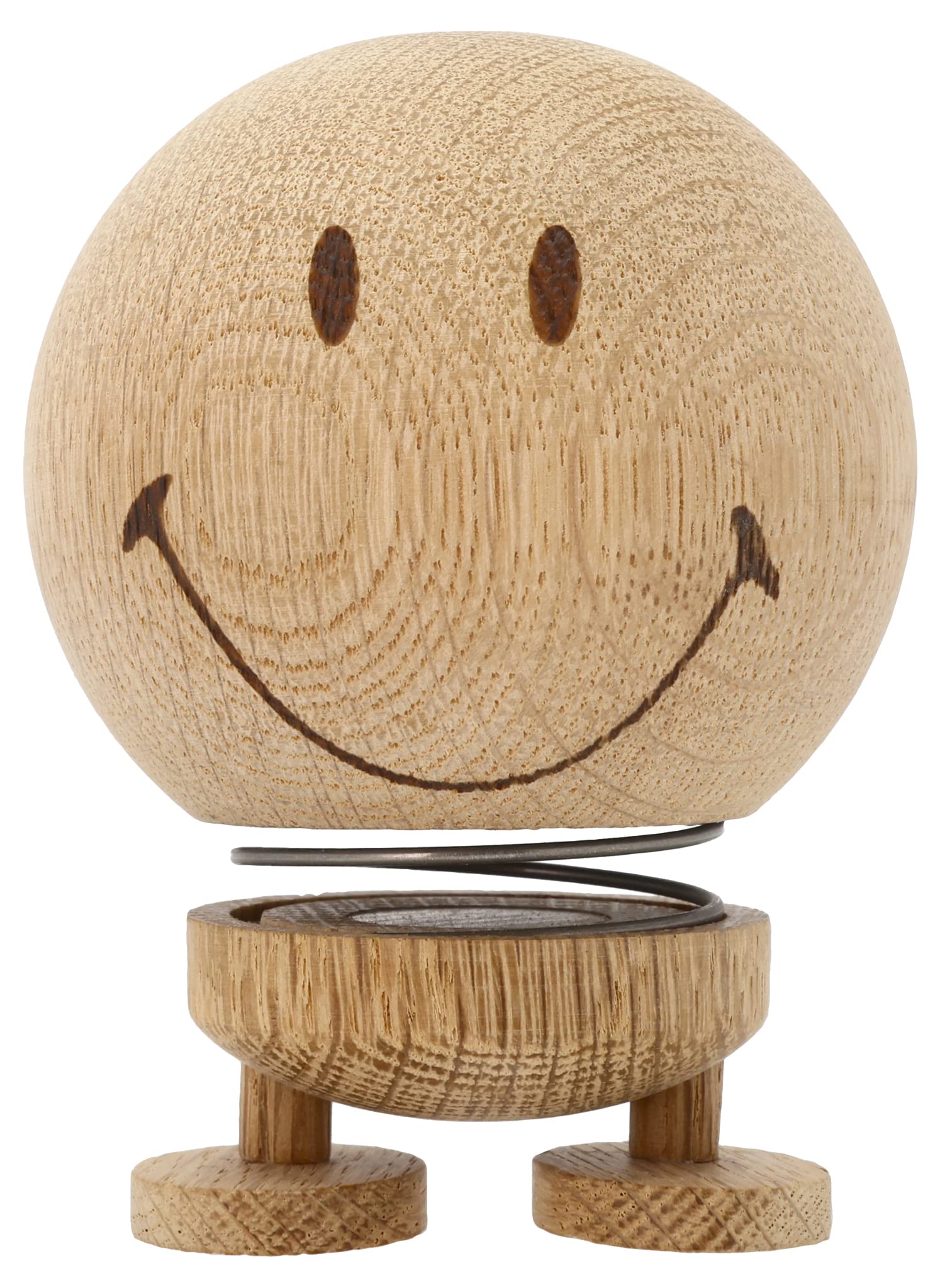Hoptimist Smiley 7.4 x 8.5 x 9.5 cm M Oak Raw, Raw Oak