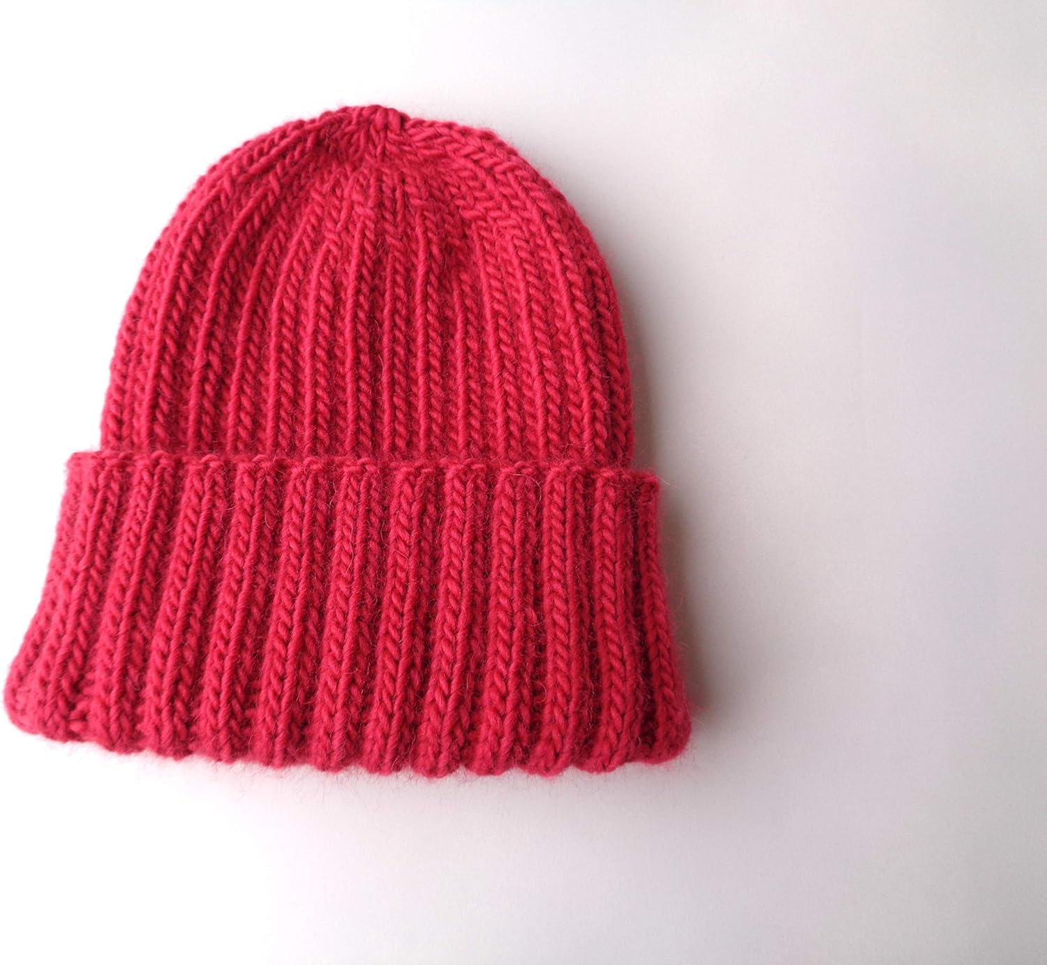 Alpaca Wool Hat Mens size XL Watch Cap Beanie Hand Knit Extra Large CHOOSE COLOR