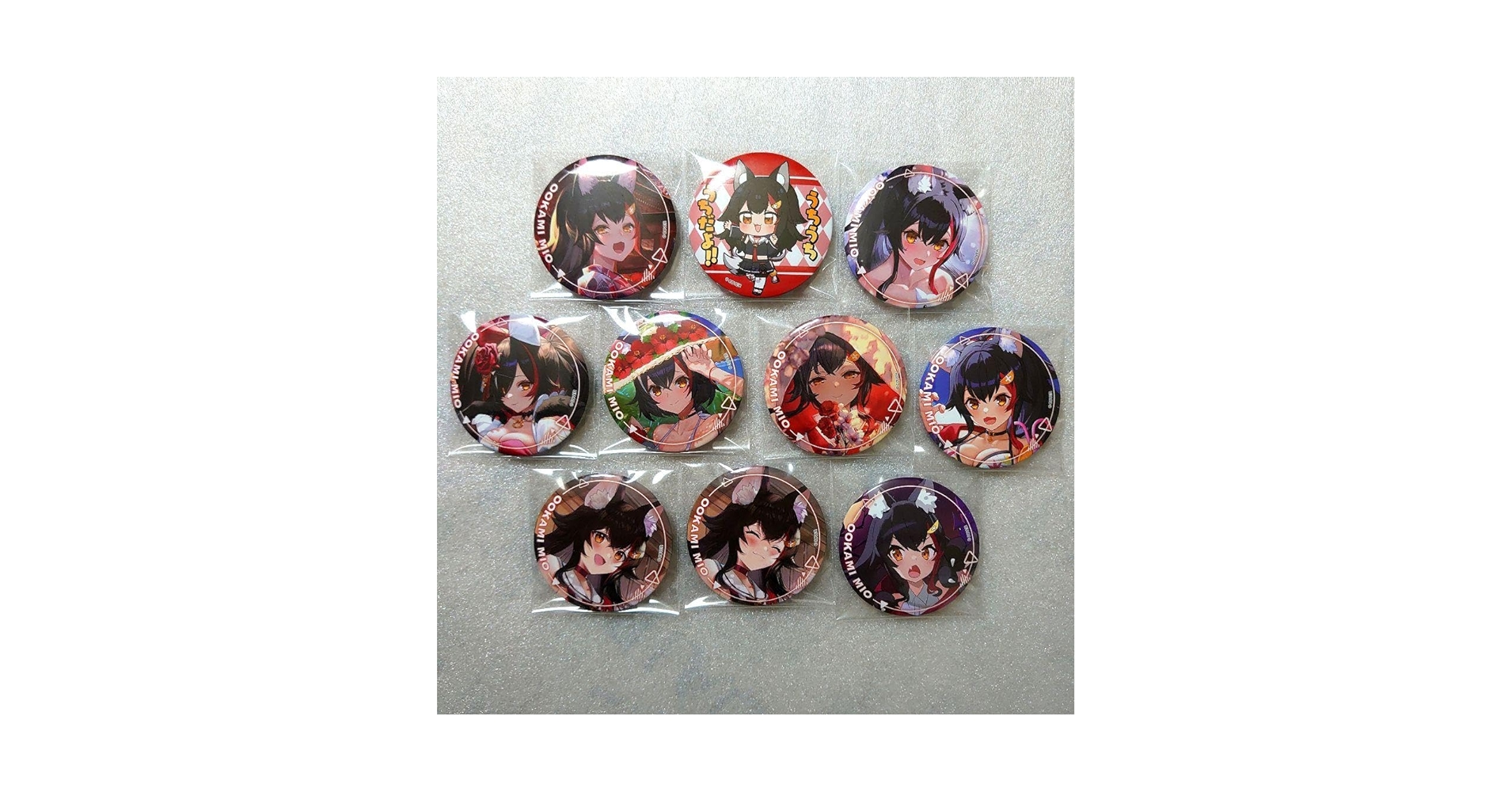 ホロライブ オンリー缶バッジ 大神ミオ Art Selection ミオしゃ Art Selection- 大神ミオ オンリー缶バッジ 全10種 ホロライブ