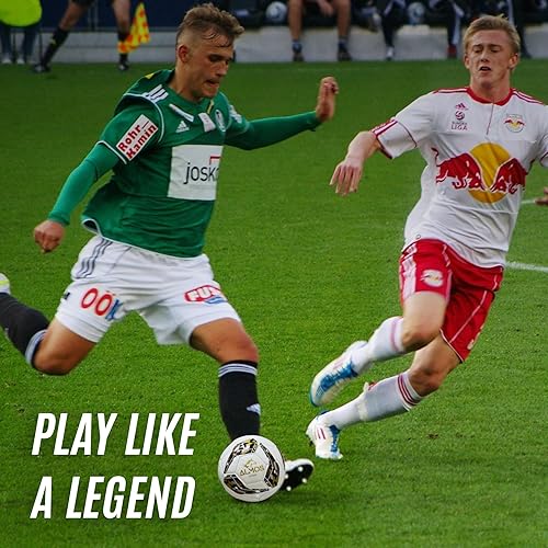 Miniatura 6 de Almos Balón de fútbol clásico de entrenamiento 32  para clubes, rendimiento de partidos, fútbol en interiores y exteriores, adecuado para césped y