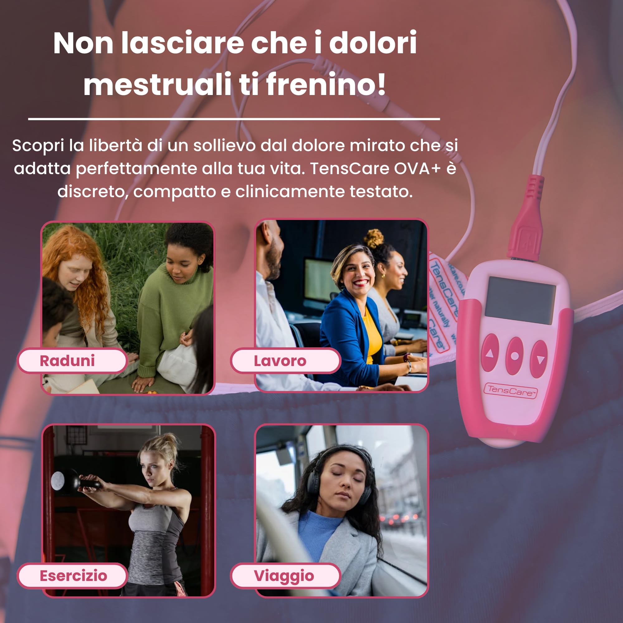 TensCare OVA+ - sollevievo dai dolori mestruali
