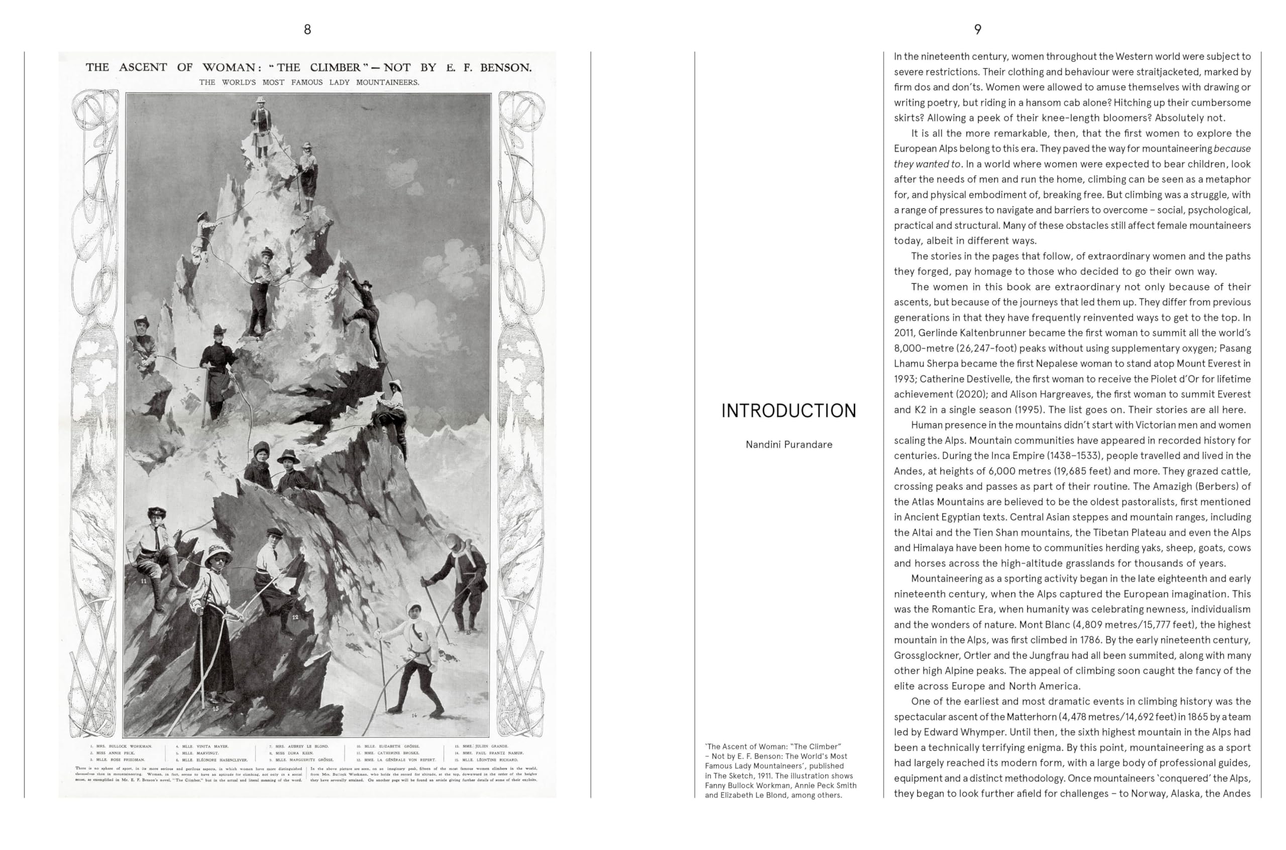 Mountaineering Women: Climbing Through History /anglais