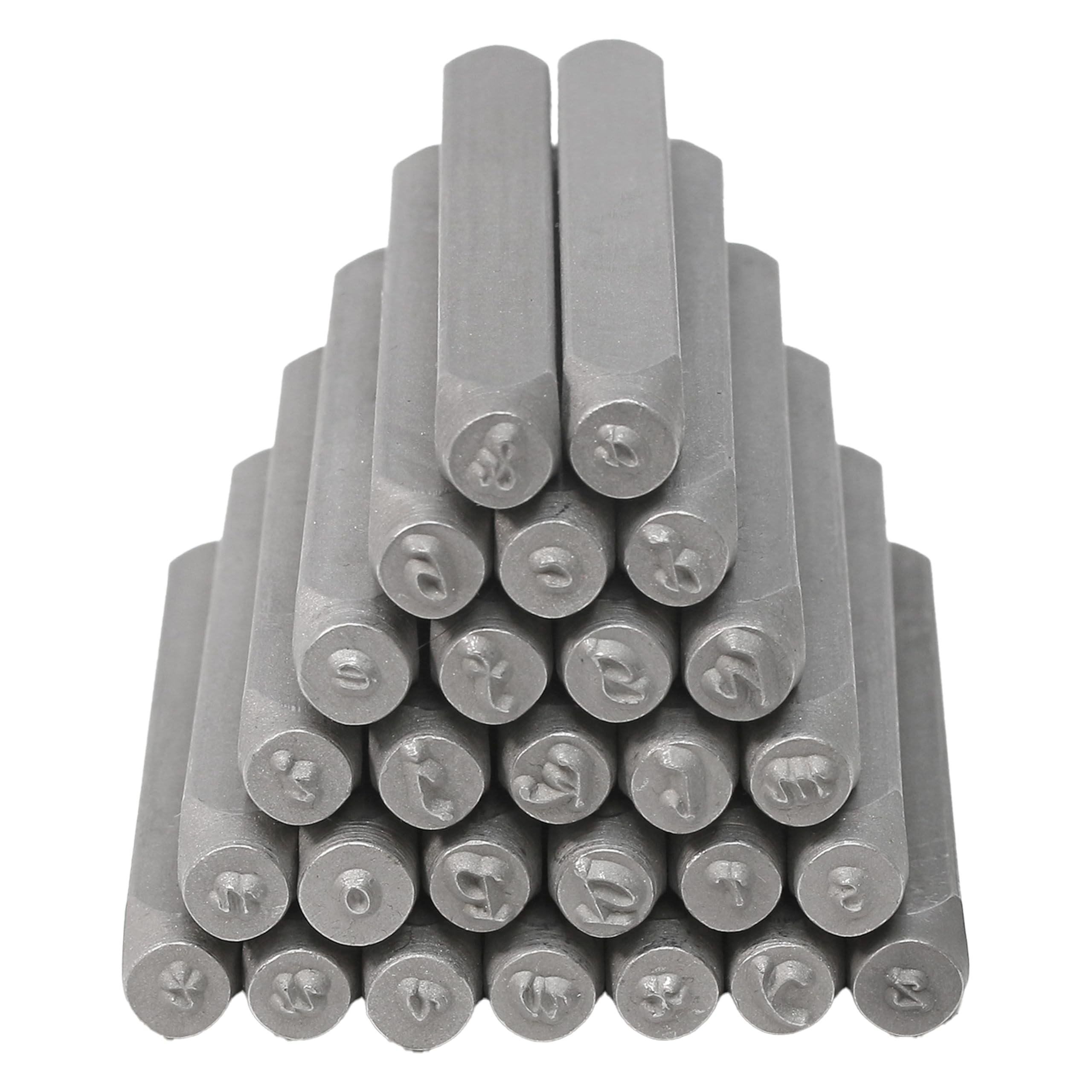 The Beadsmith Steel Alphabet Stamps 27-Piece 3mm Calligraphic