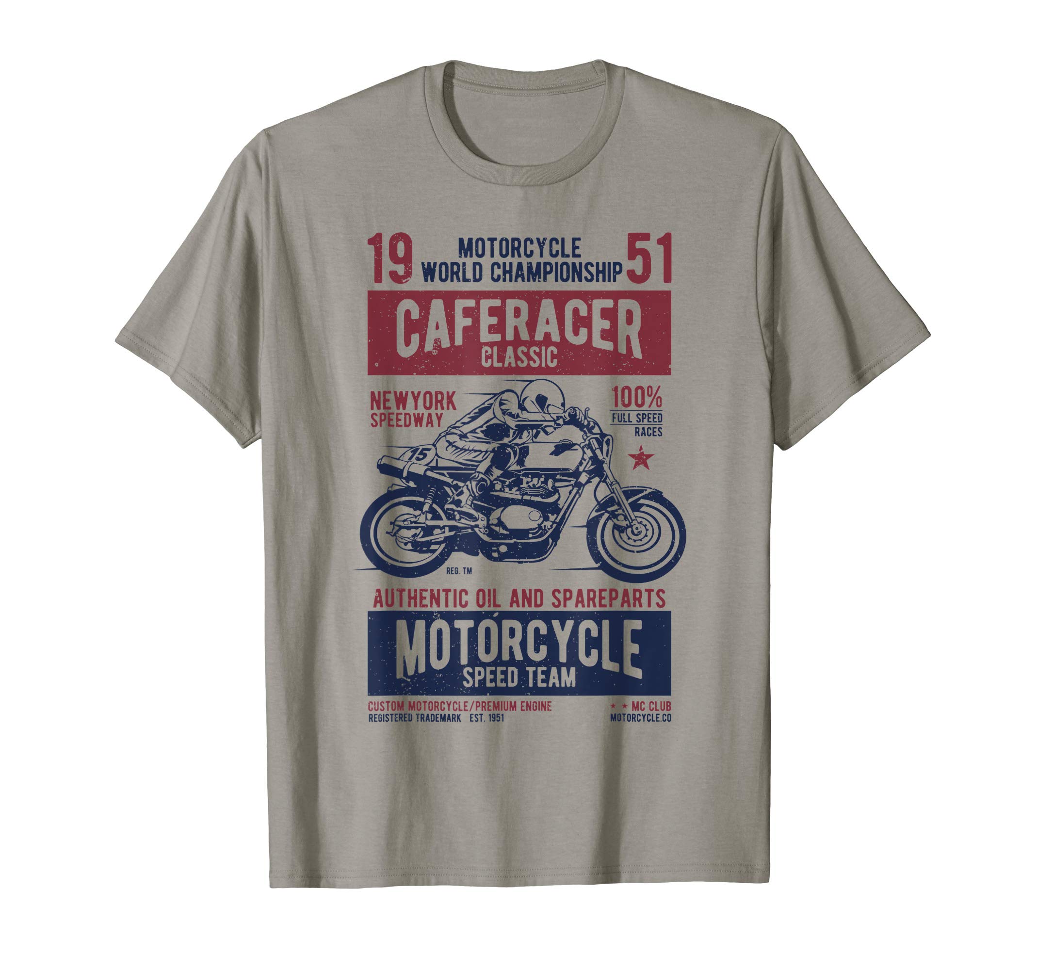 Cafe Racer Tshirt Retro Motorcycle Biker Gift T-Shirt