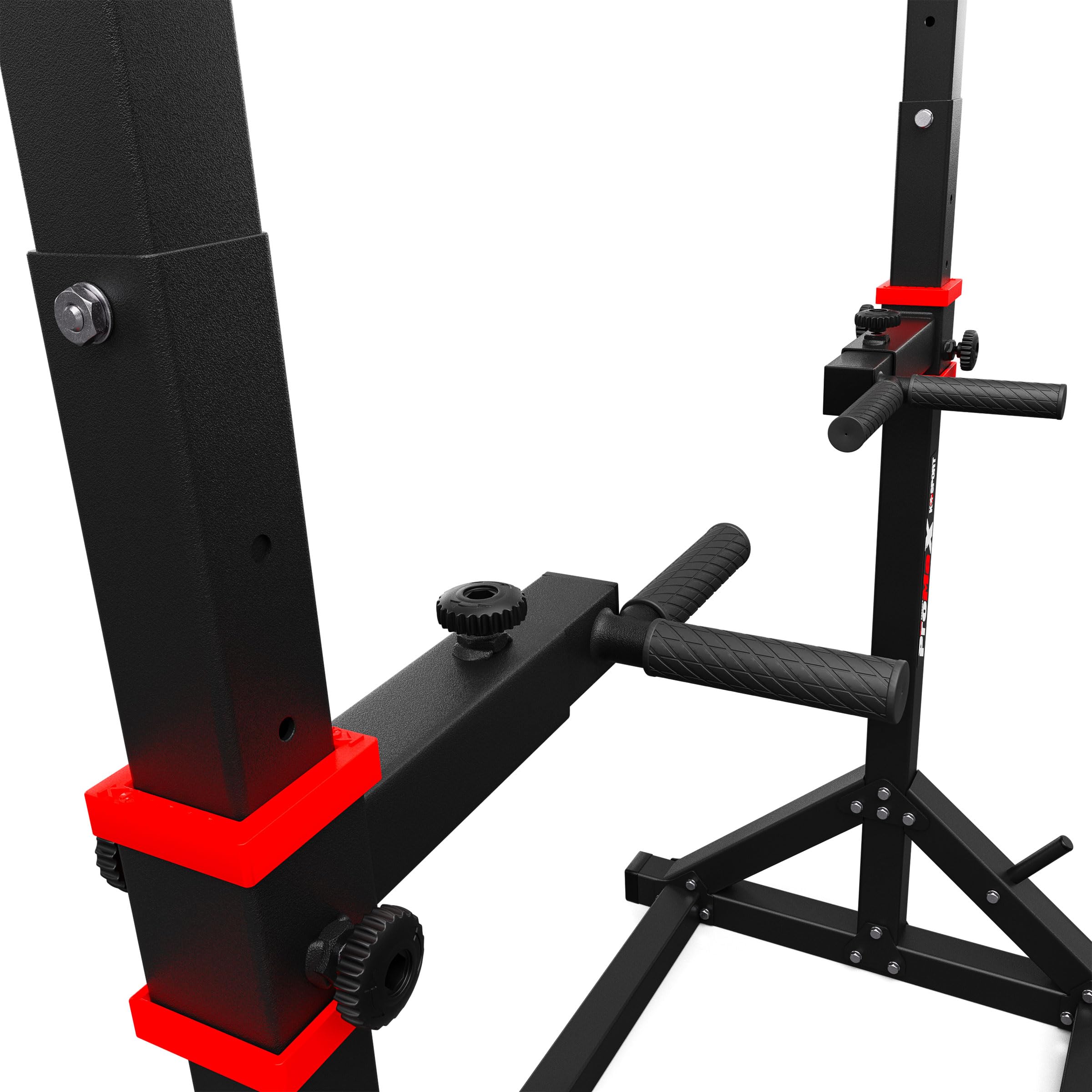 K-Sport: Power Tower + Dip Station con una capacità di carico fino a 140kg I Barra multifunzione trazioni e impugnature per flessioni I Pull up station & Dip Bar per allenamento muscolare incl. E-Book