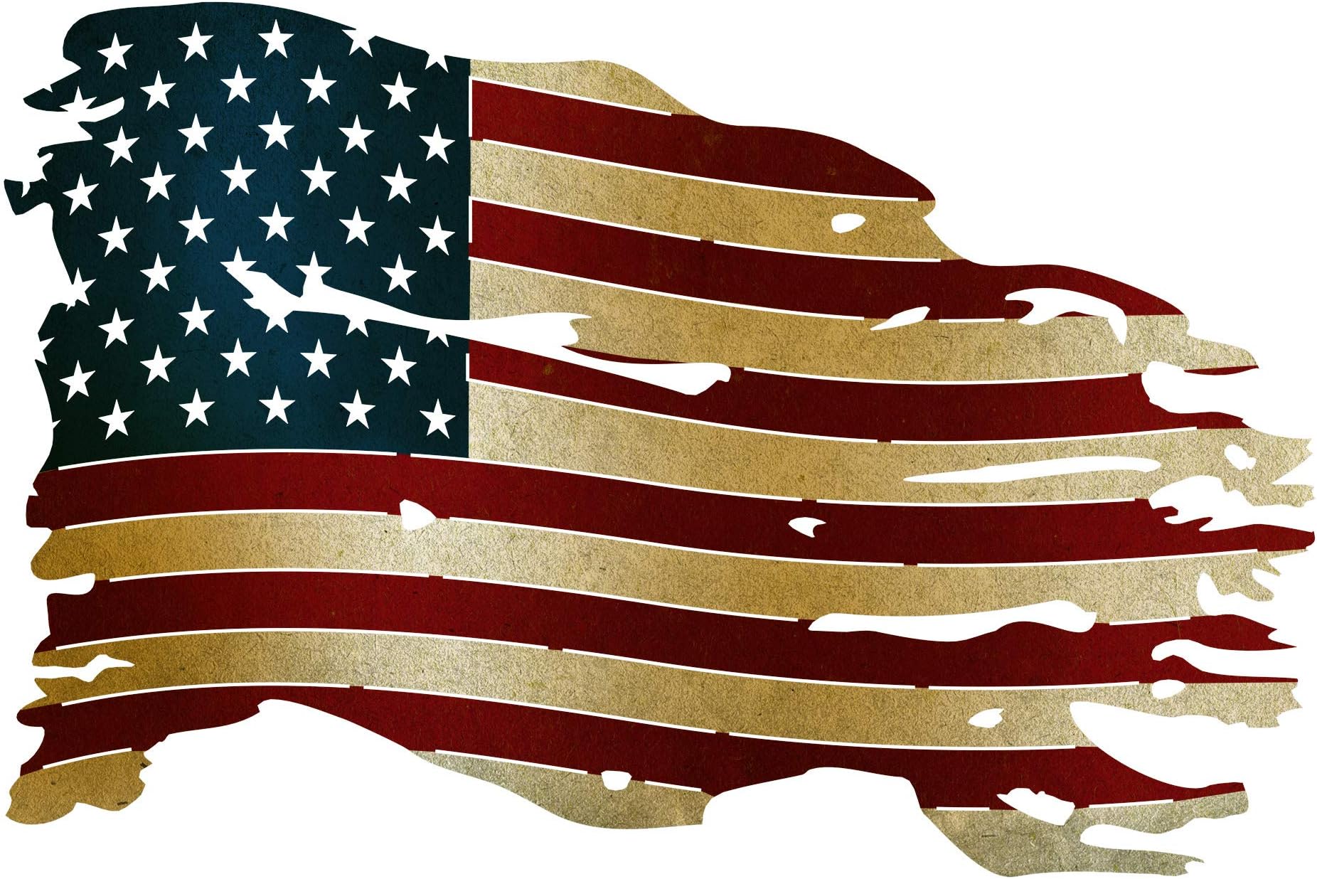 Next Innovations US Tattered Flag 3D Wall Art