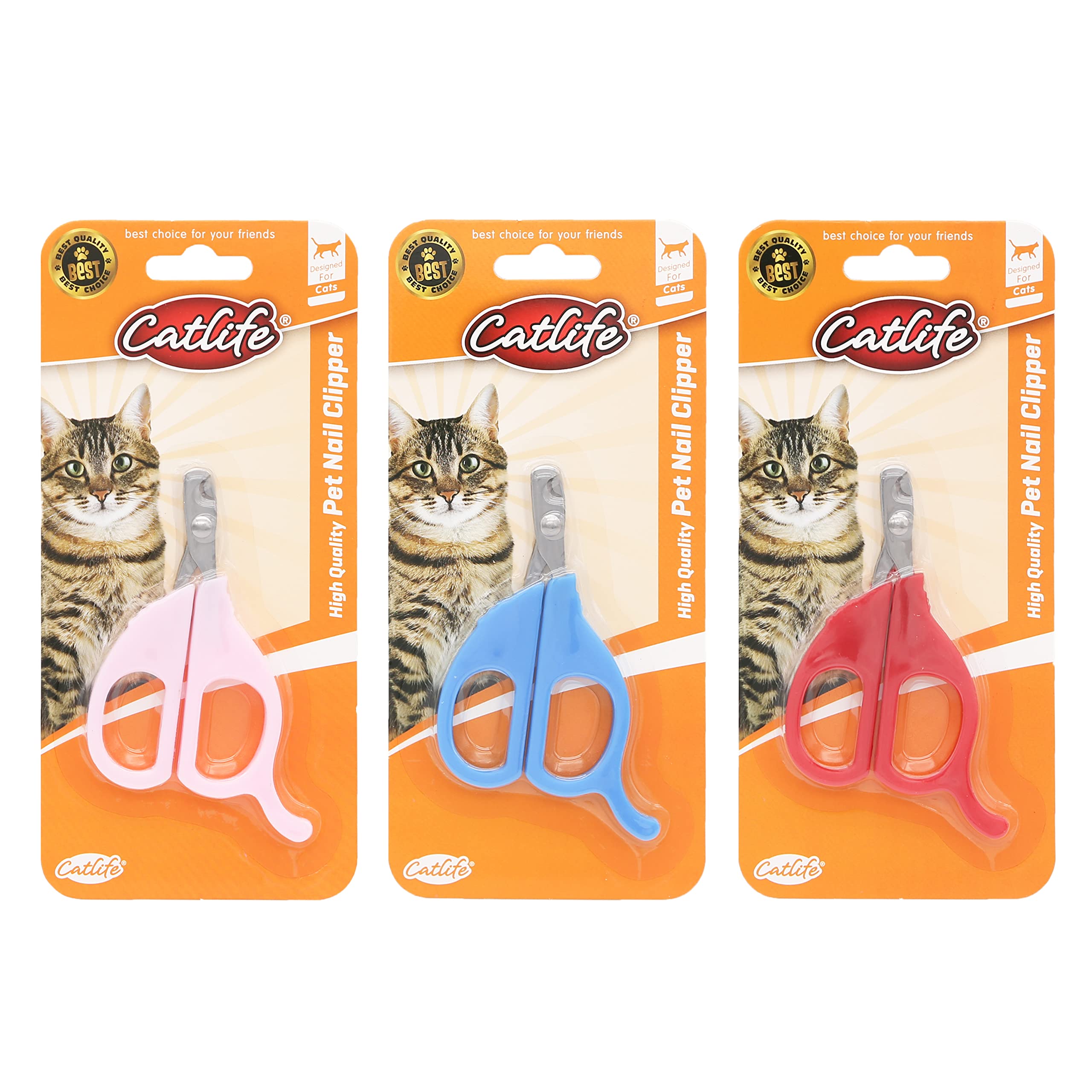 CATLİFE KEDİLER İÇİN TIRNAK MAKASI 10X6CM MİX