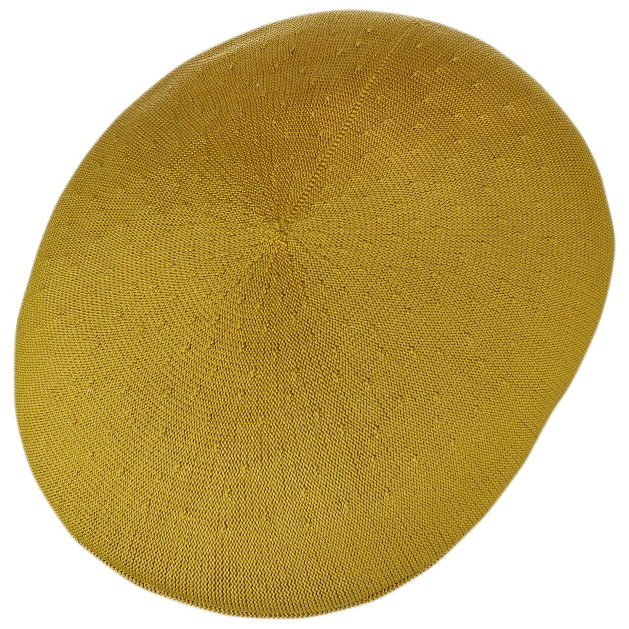 Kangol Tropic 504 płaska czapka damska / męska czapka letnia z daszkiem, całoroczna wiosna jesień zima - M (56-57 cm) żółta