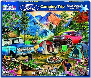 White Mountain Puzzles Camping Trip - 1000 Piece Jigsaw Puzzle
