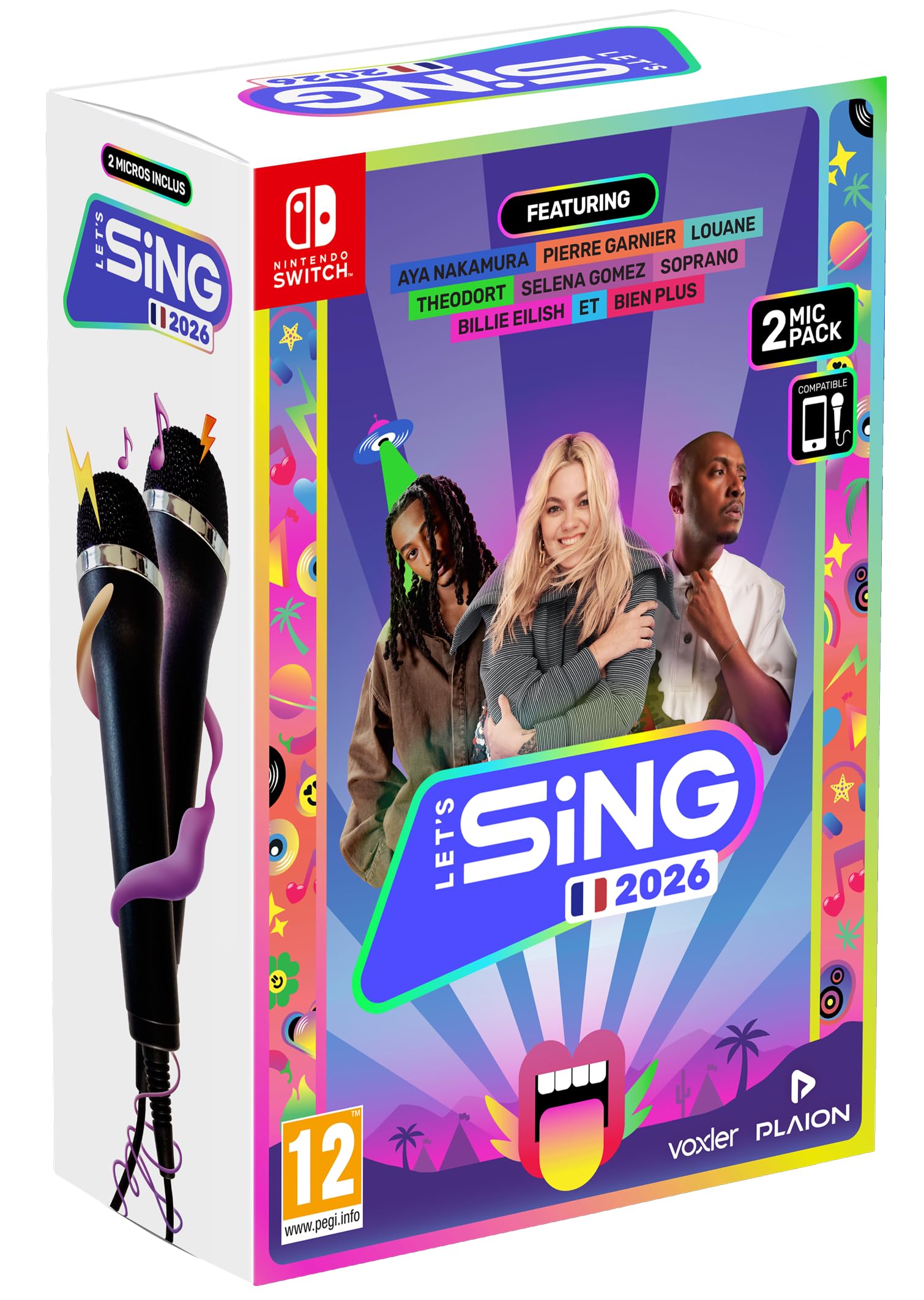 Let's sing 2026 +2 Mics (Switch)