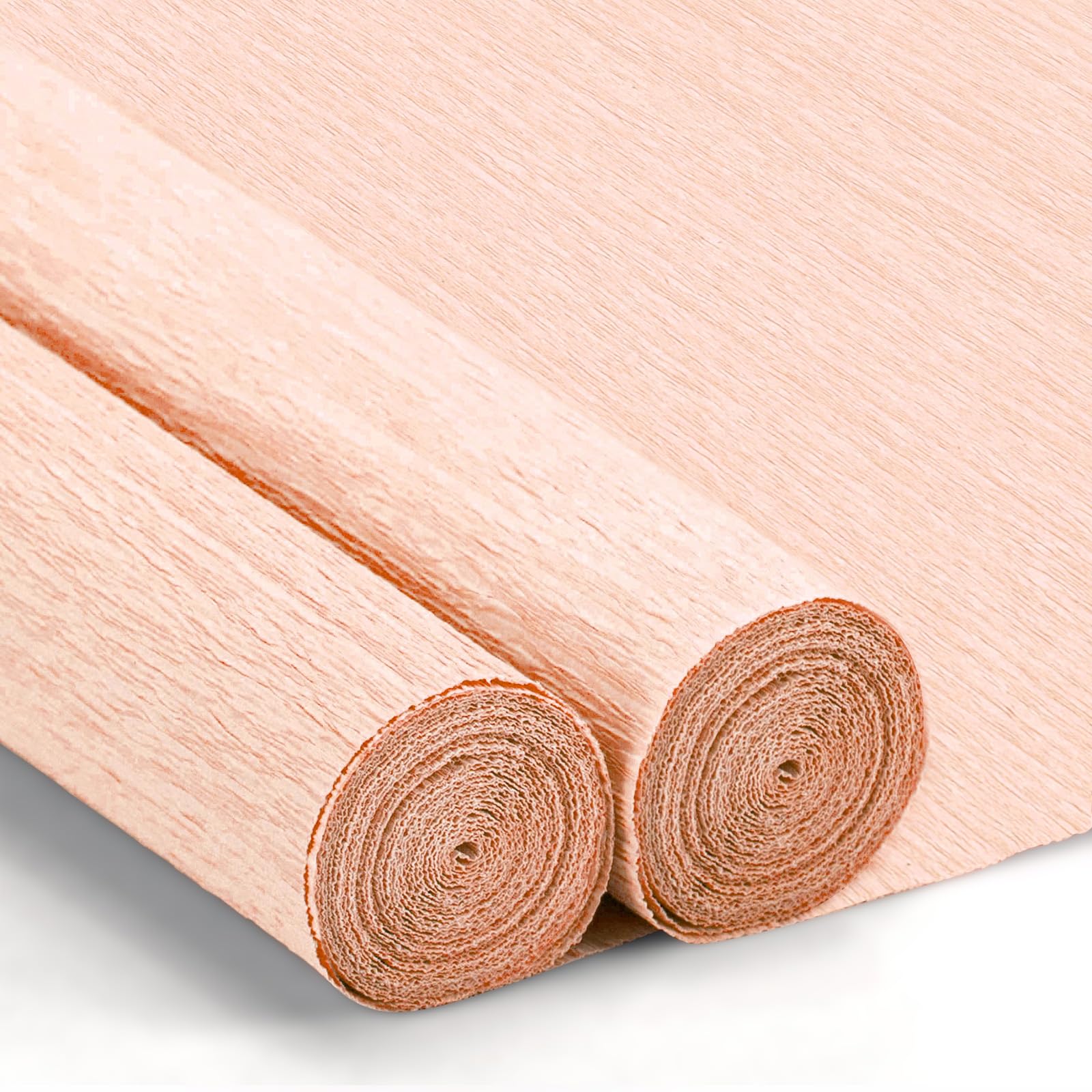 Crepe Paper Streamers 2 Rolls 10 x 98Inch (Light Champagne)