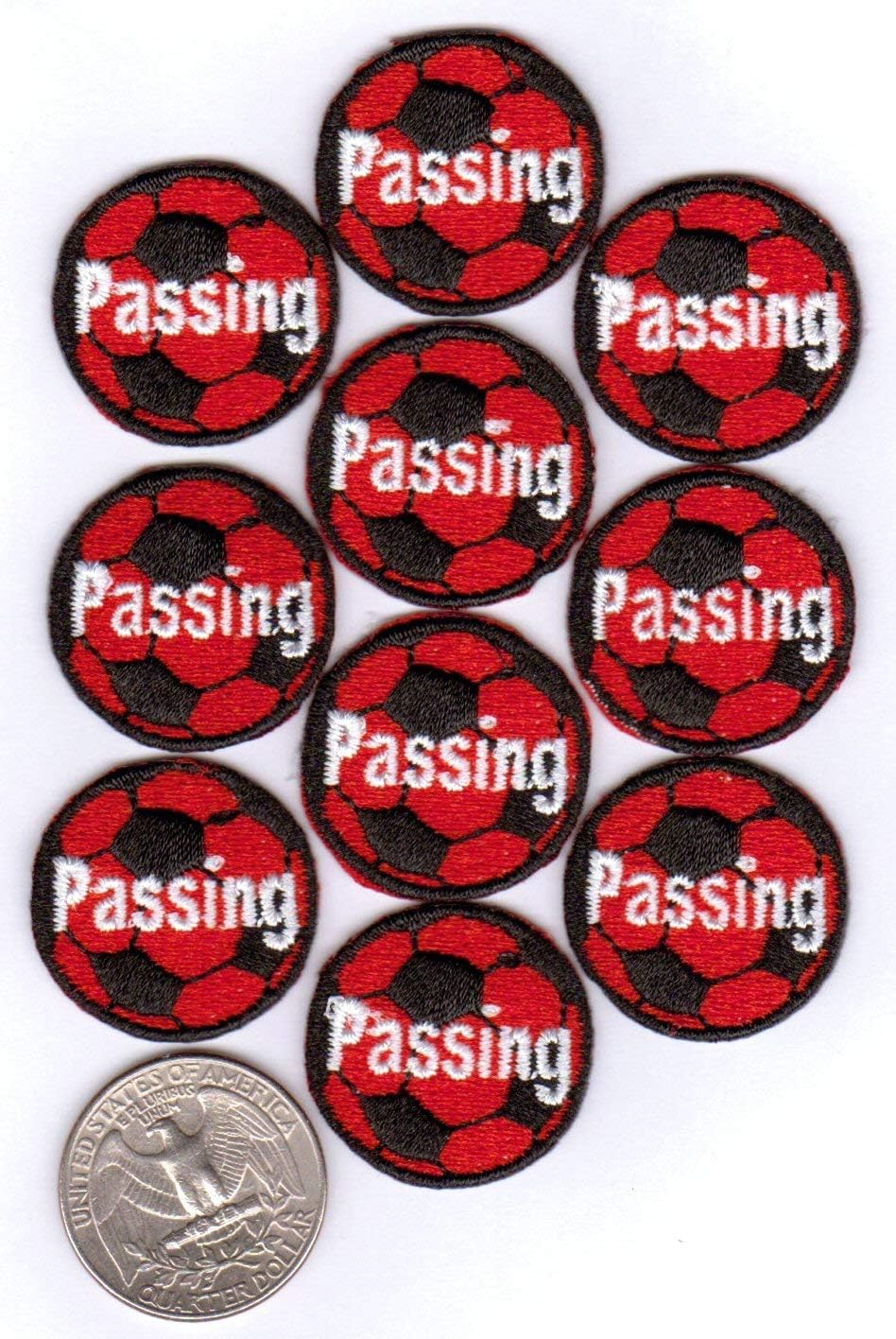 2 x 10Packs (20) Soccer Ball Patches Passing 100