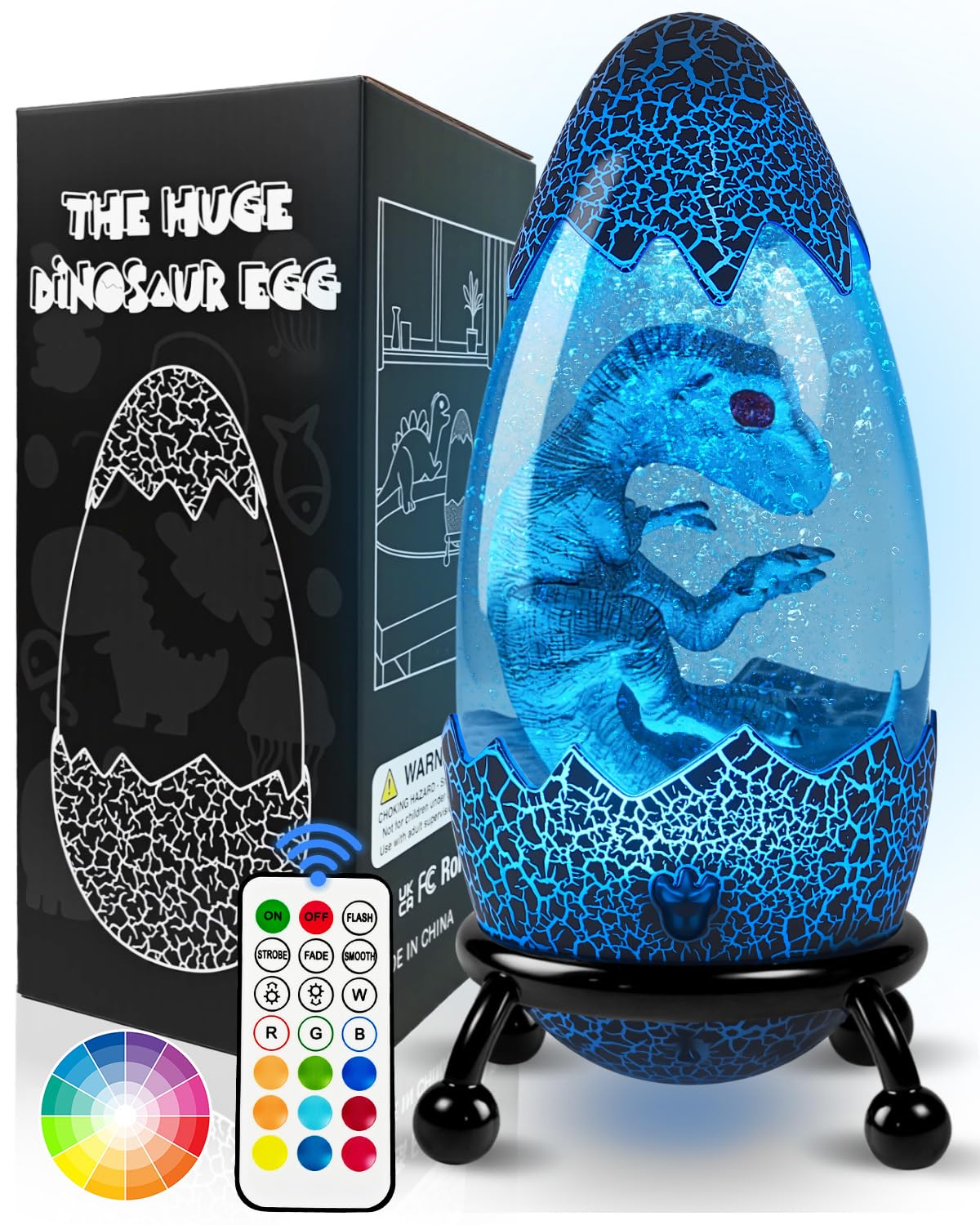 Amazon.com: SANZHIGUO Dinosaur Lamp, LED Dinosaur Egg Night Light